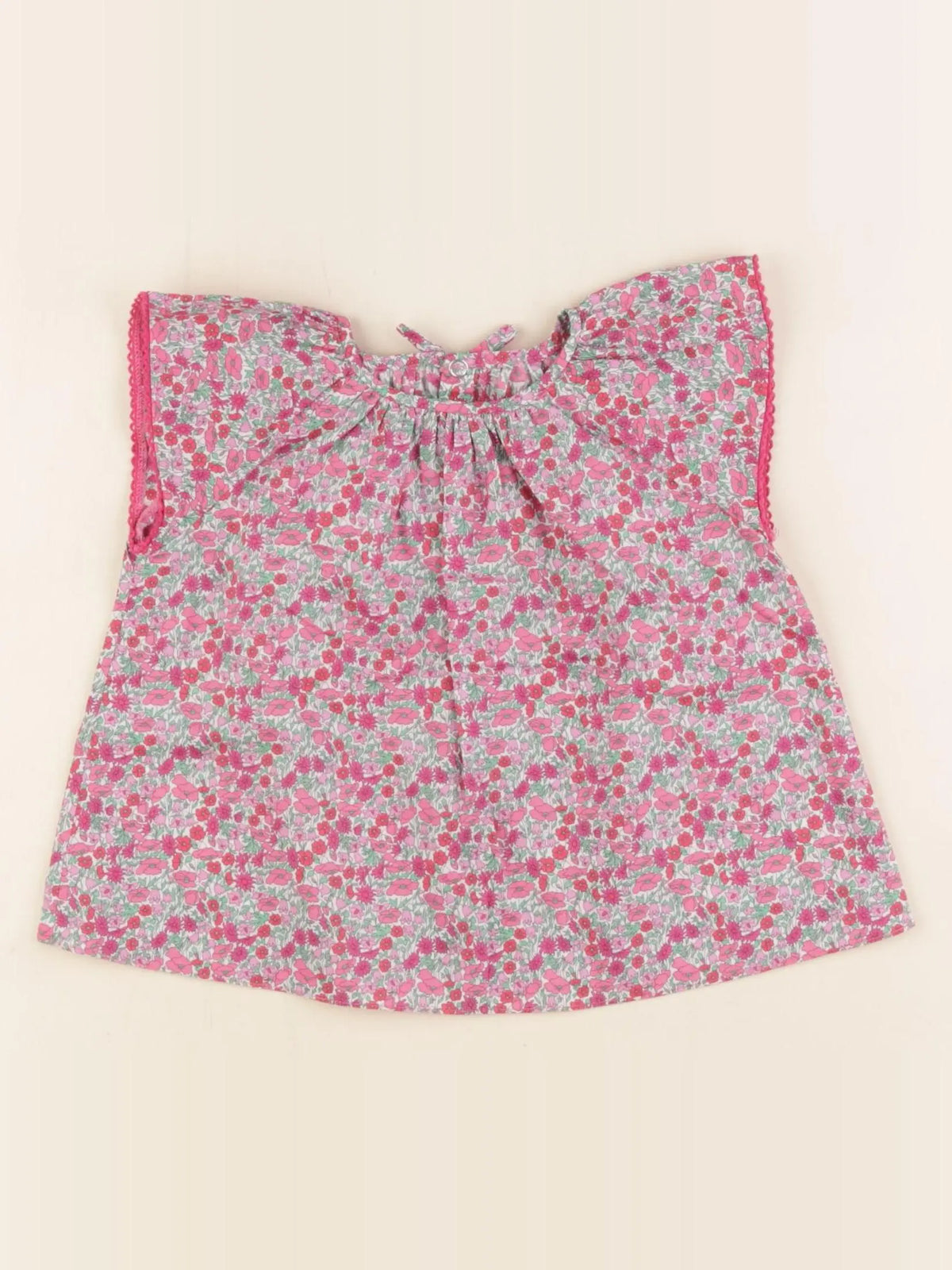 Jacadi - blouse liberty multicolore - 12 mois