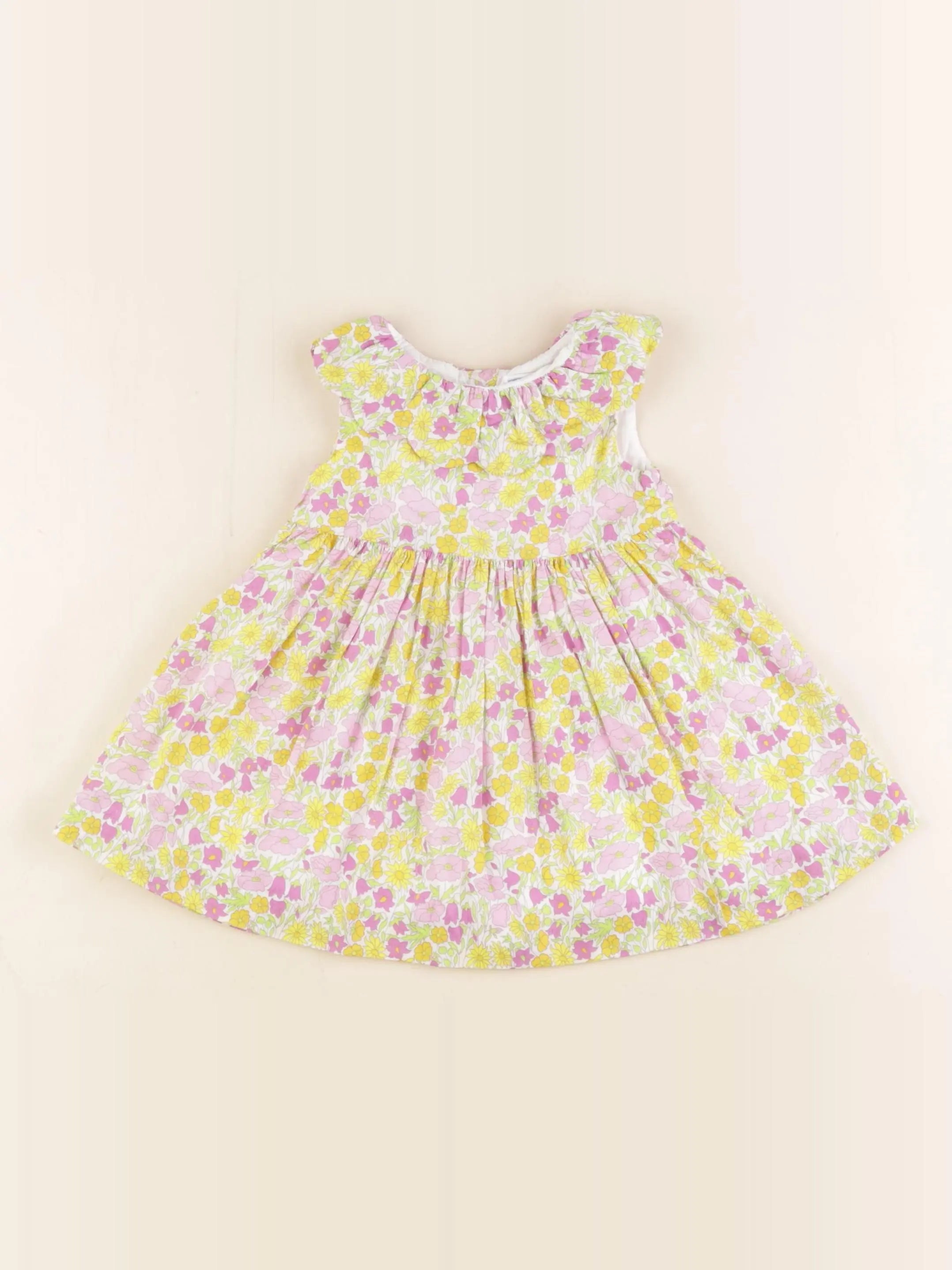 Jacadi - robe liberty multicolore - 6 mois