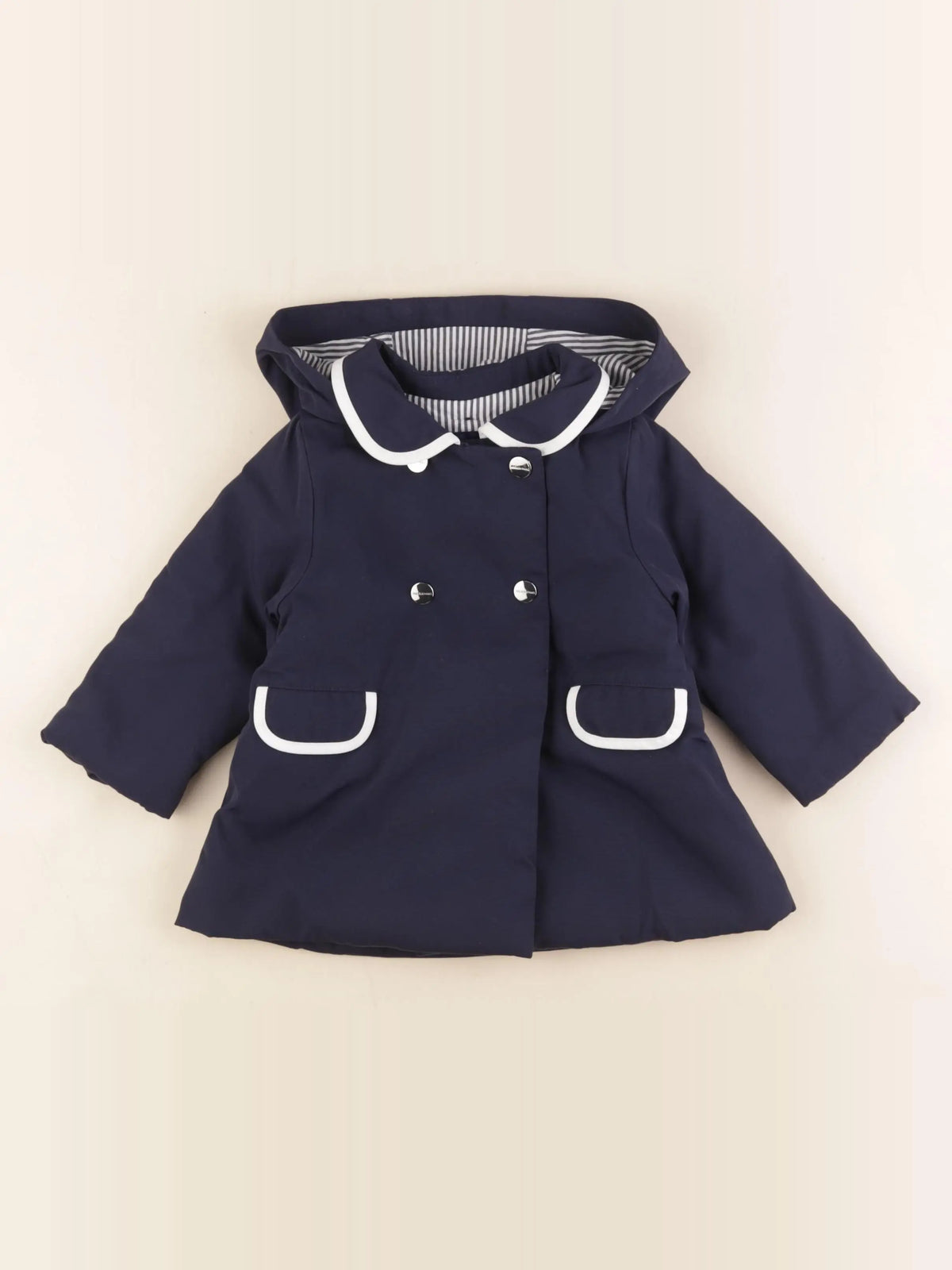 Jacadi - veste bleu - 12 mois