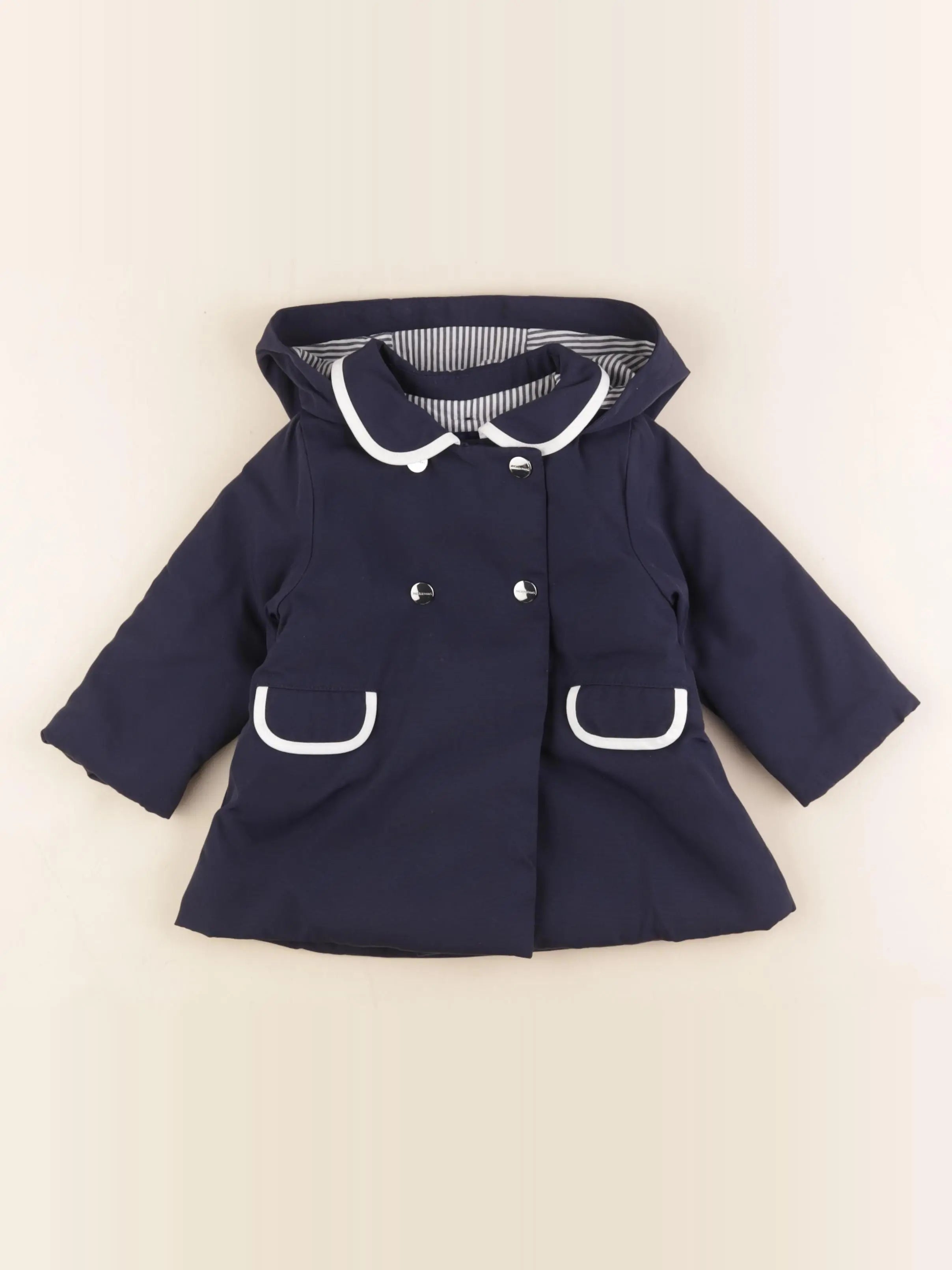 Jacadi - veste bleu - 12 mois