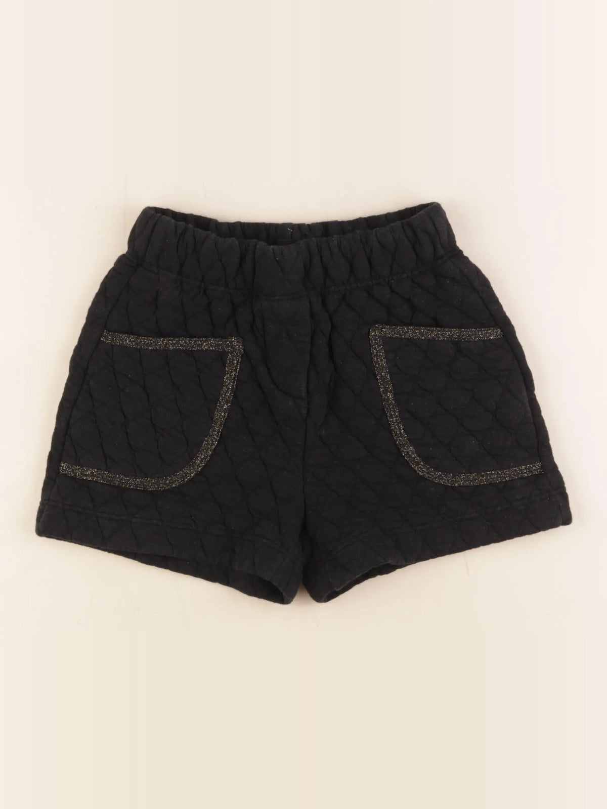 Monoprix - short noir, or - 5 ans