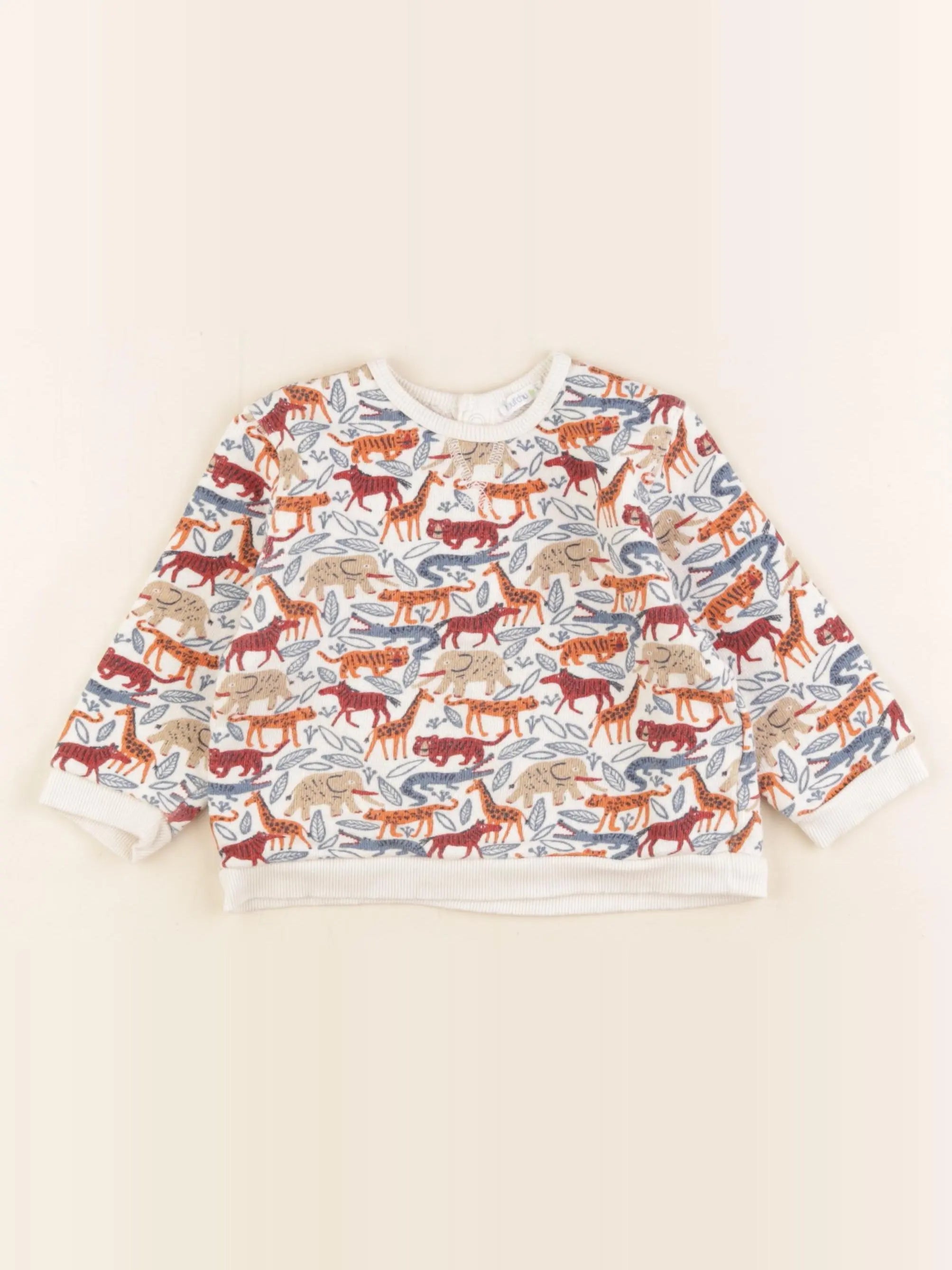 Boutchou - sweat multicolore - 24 mois