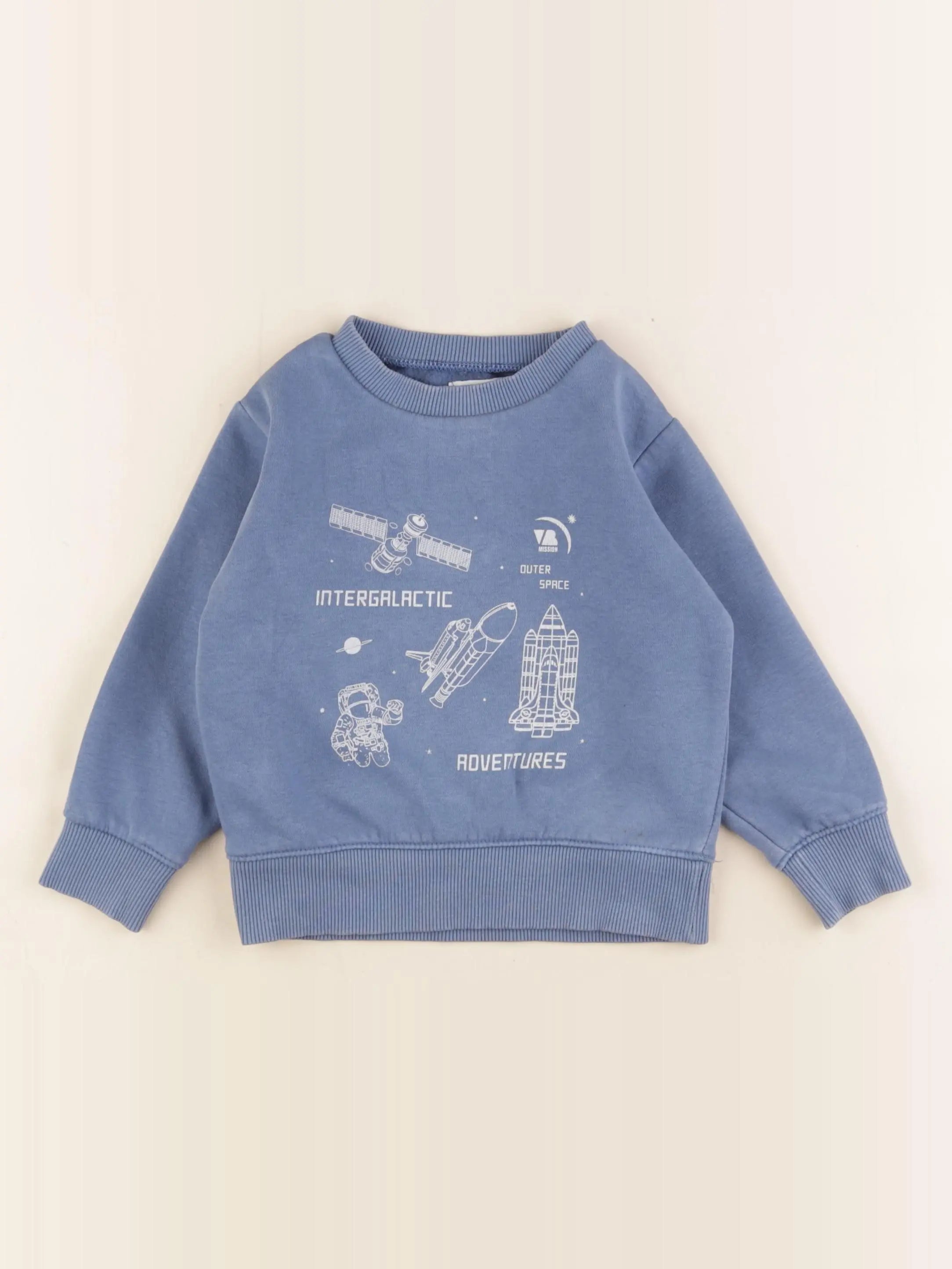 Vertbaudet - sweat bleu - 3 ans