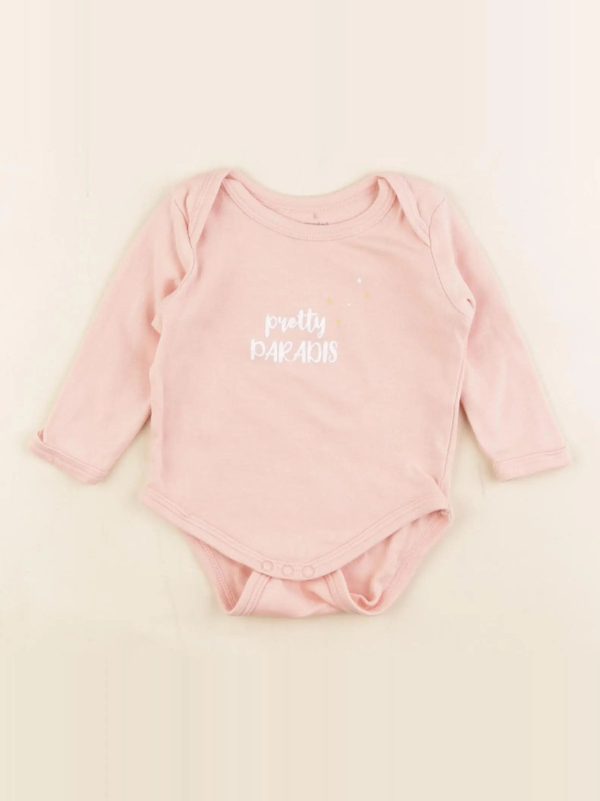 Vertbaudet - body rose - 3 mois