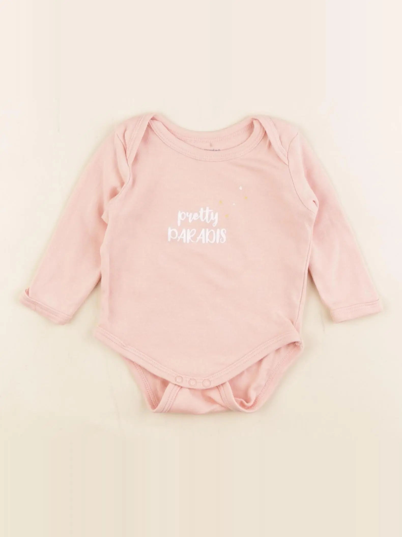 Vertbaudet - body rose - 3 mois