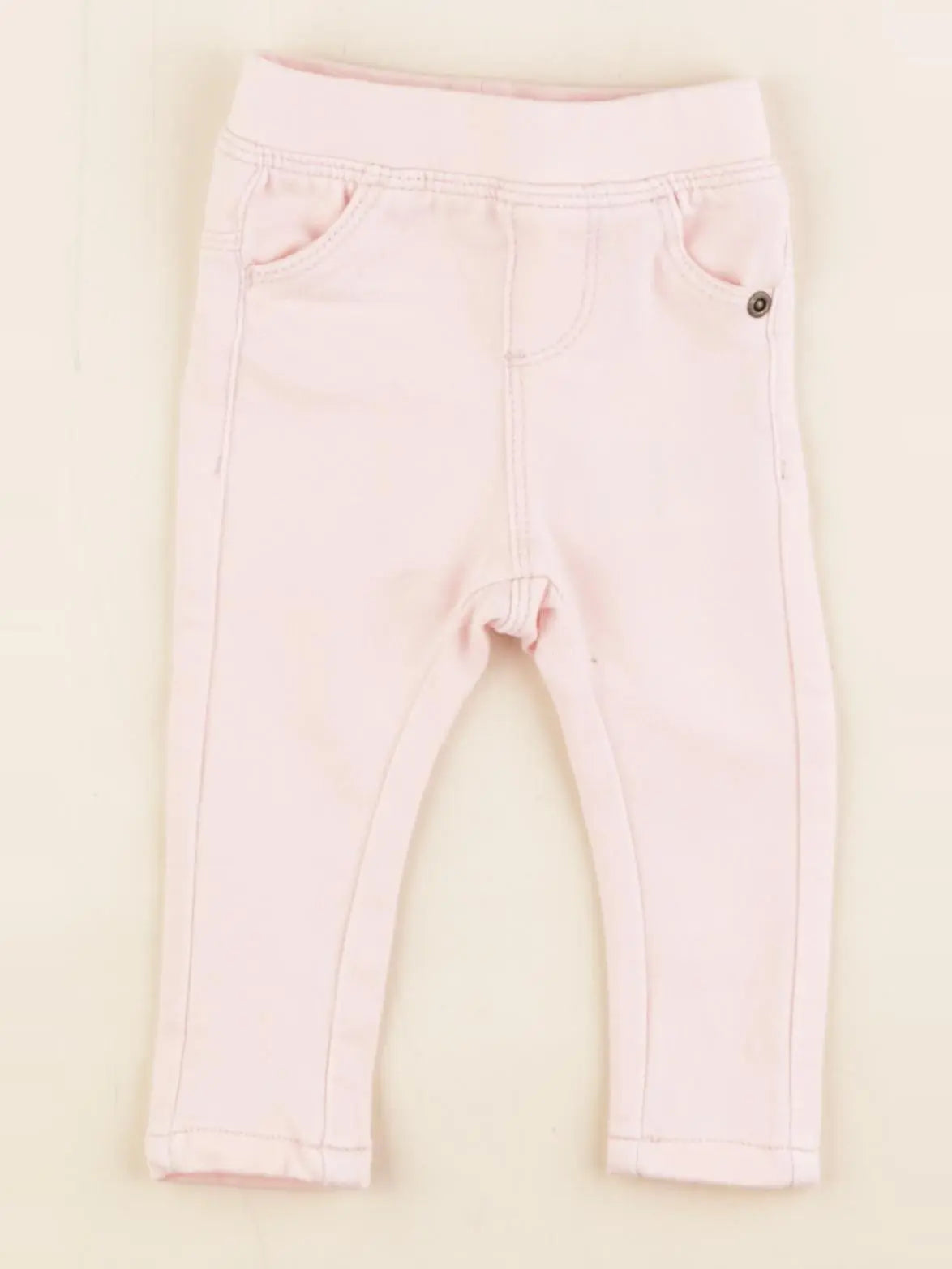 Vertbaudet - jegging rose - 3 mois