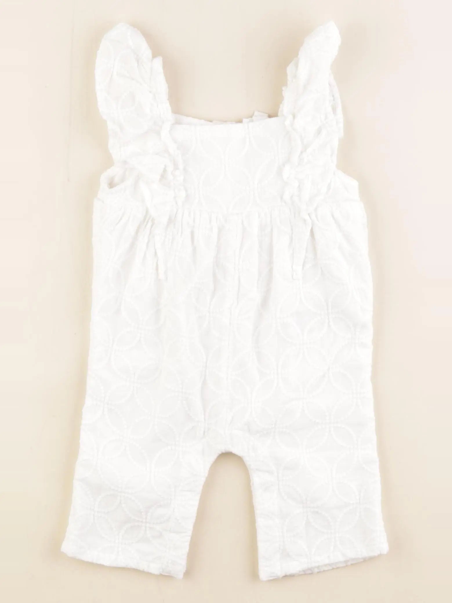Vertbaudet - combinaison blanc - 3 mois