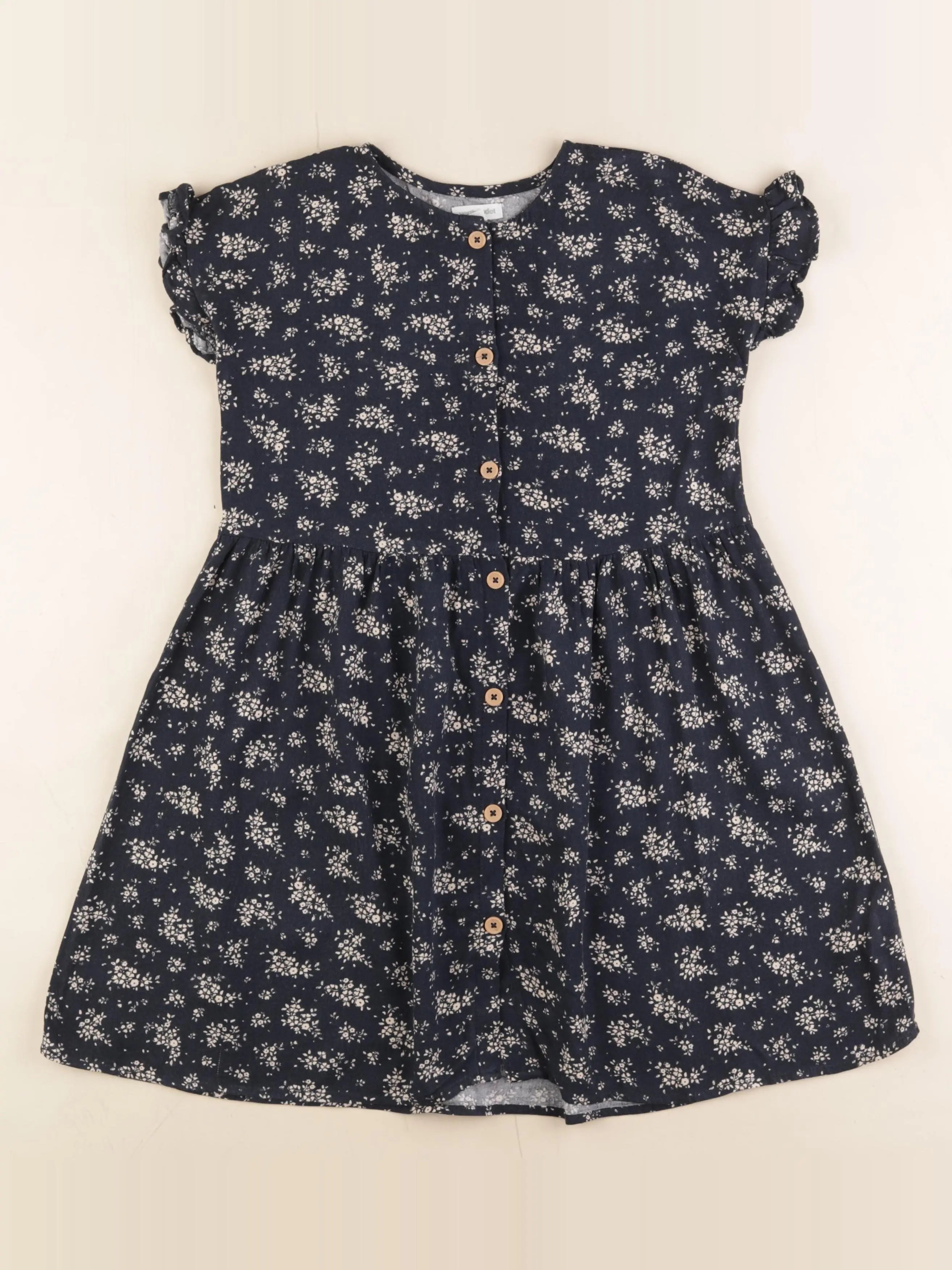 Vertbaudet - robe bleu - 9 ans