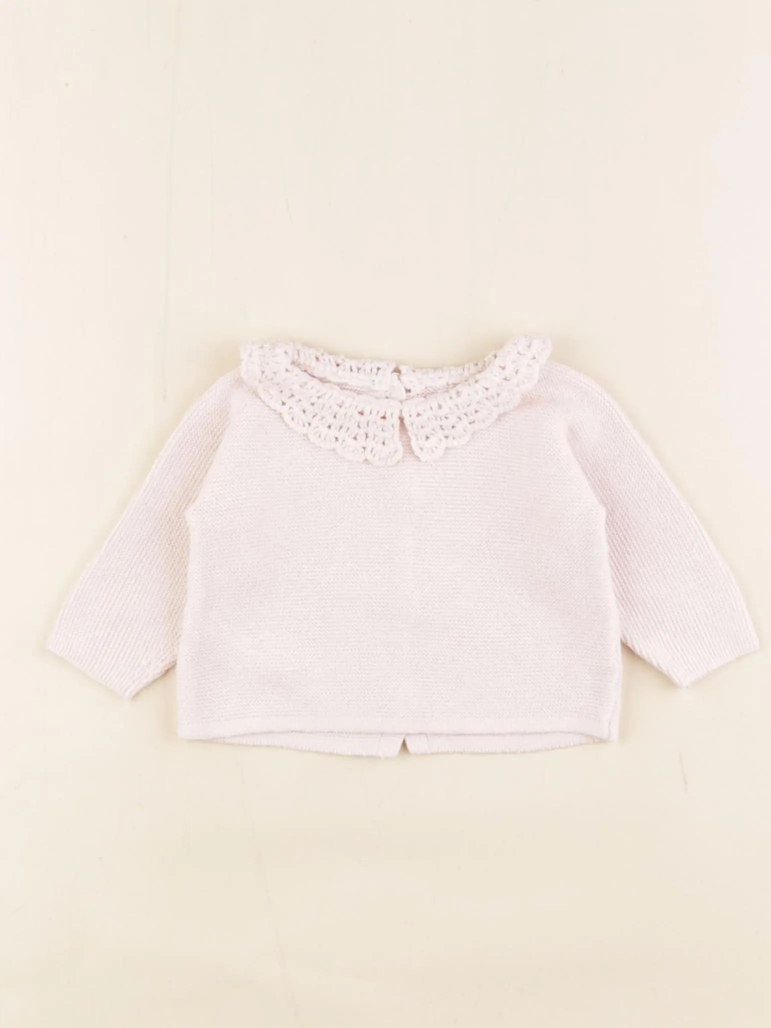 Zara - pull rose - 0/1 mois