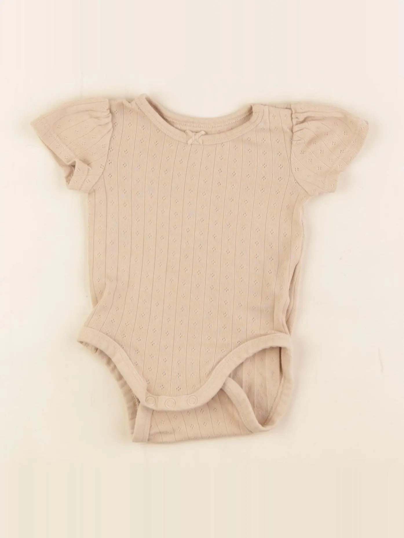 H&M - body marron - 1/2 mois