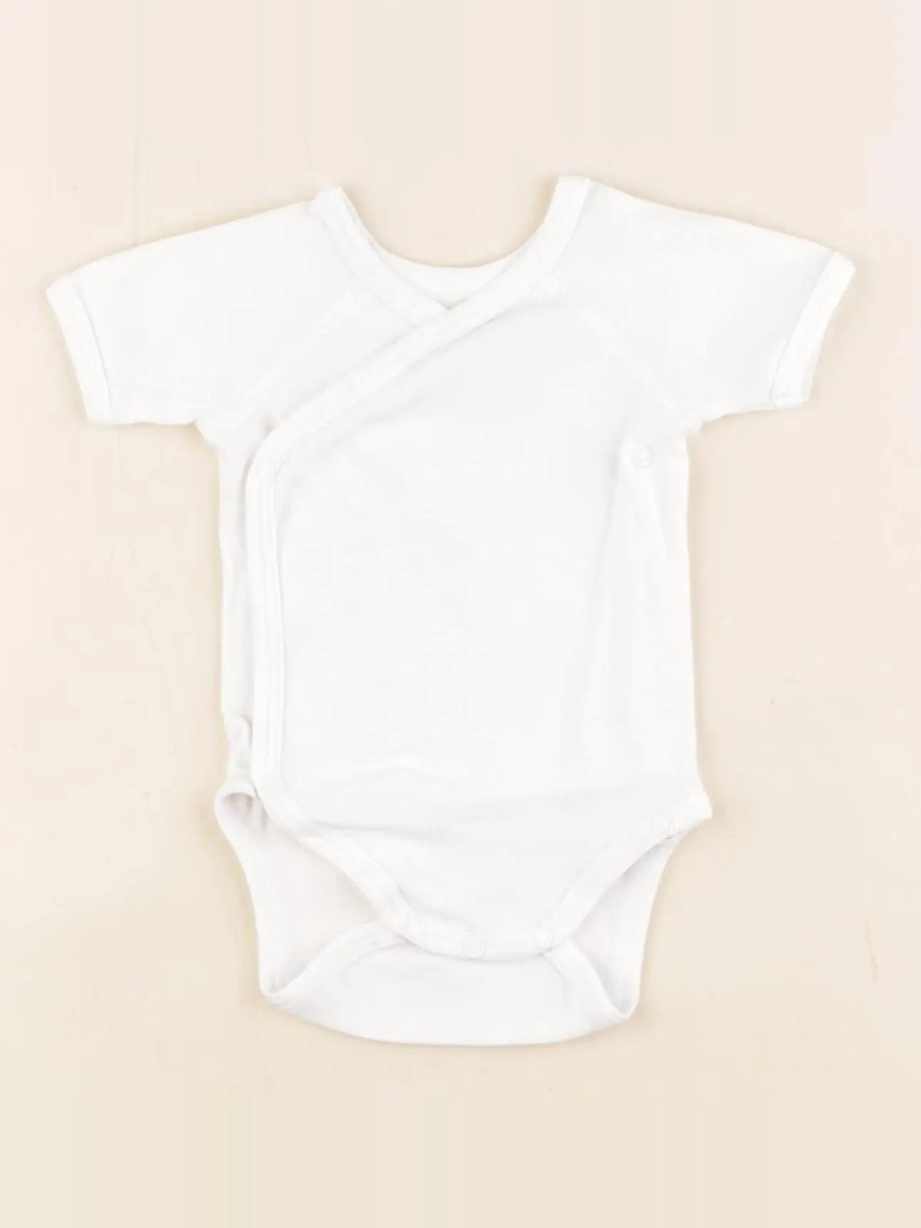 Petit Bateau - body blanc - 1 mois