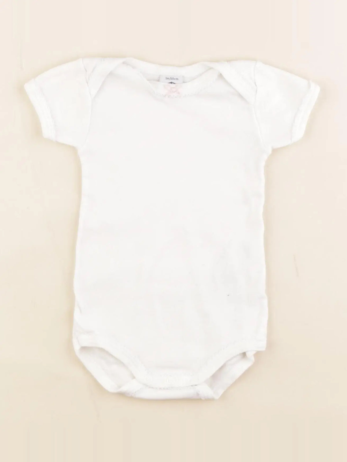 Petit Bateau - body blanc - 3 mois