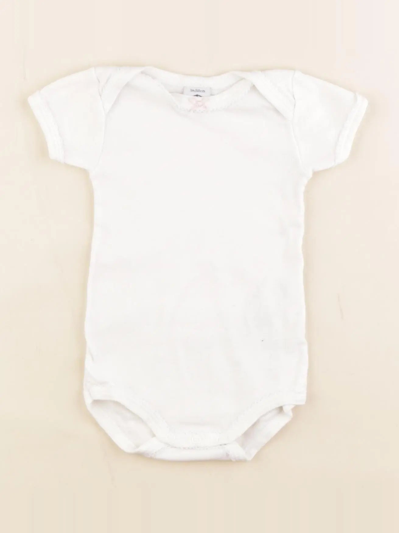 Petit Bateau - body blanc - 3 mois