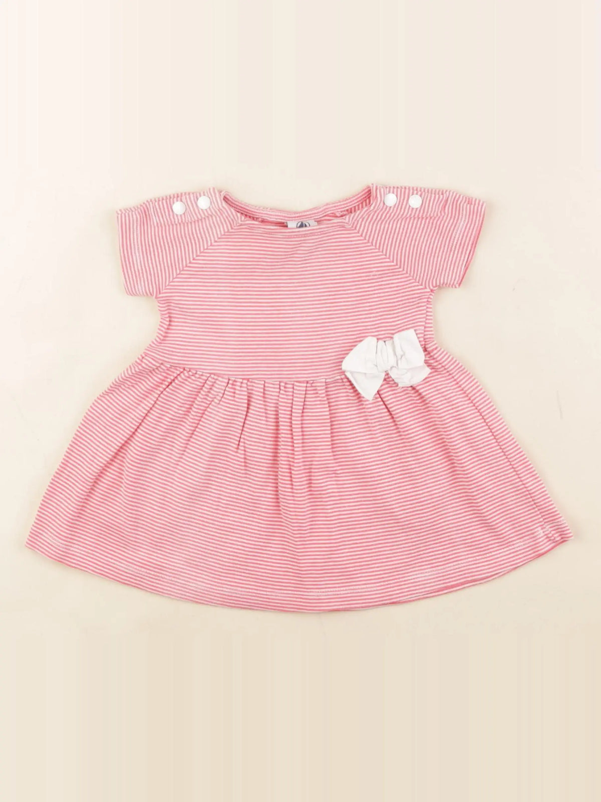 Petit Bateau - robe rose - 3 mois