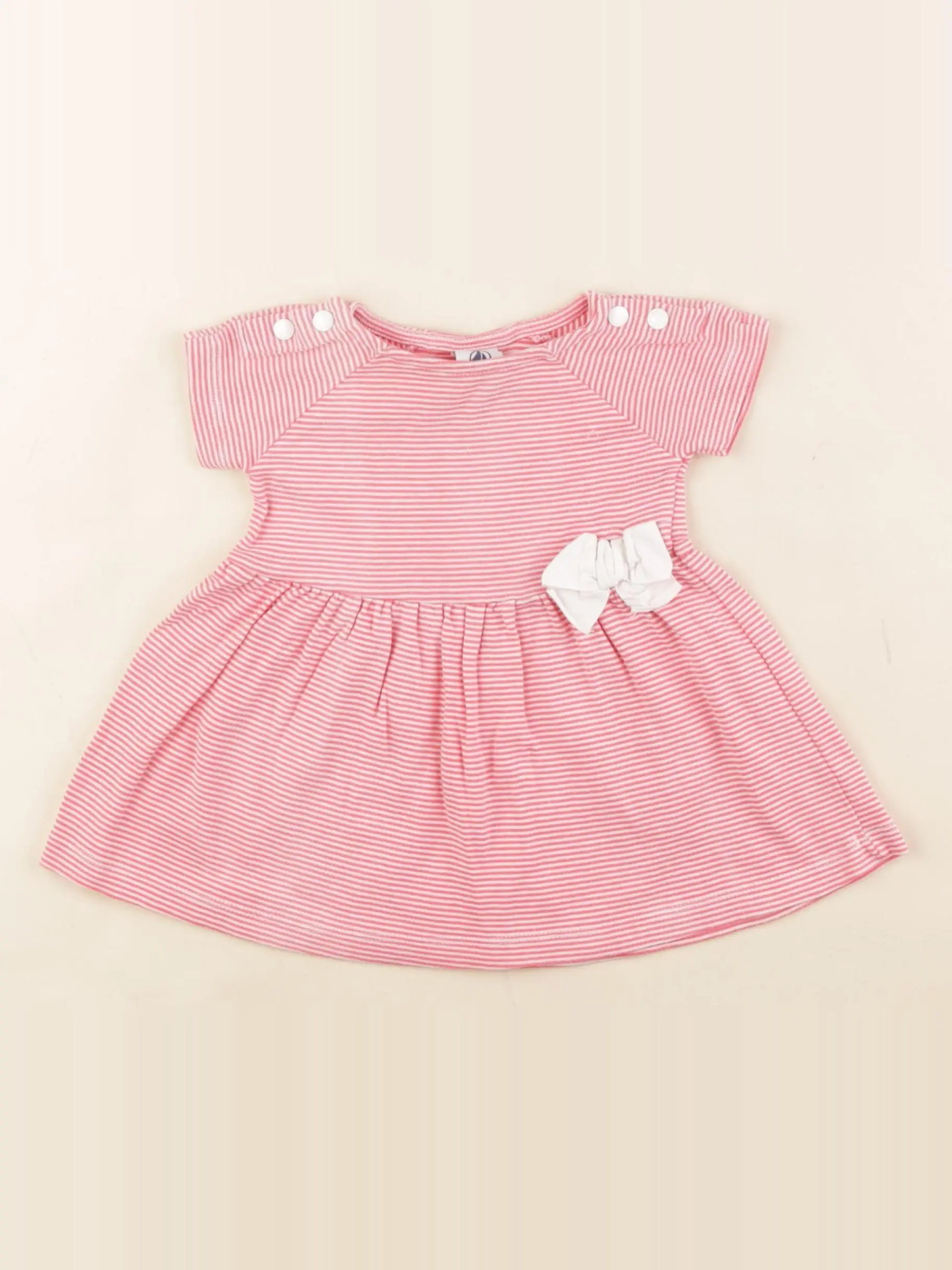 Petit Bateau - robe rose - 3 mois