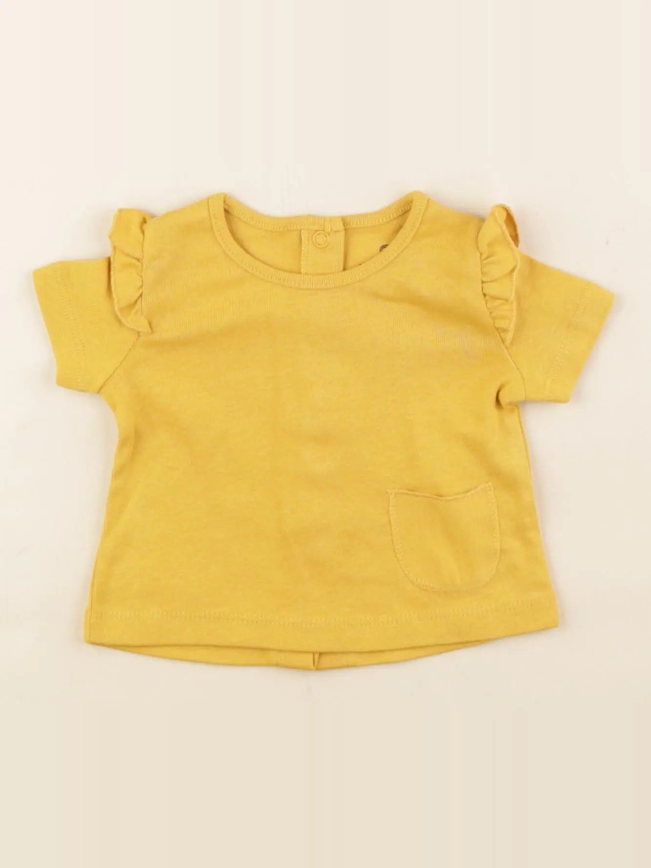 La Redoute - tee-shirt jaune - 1 mois