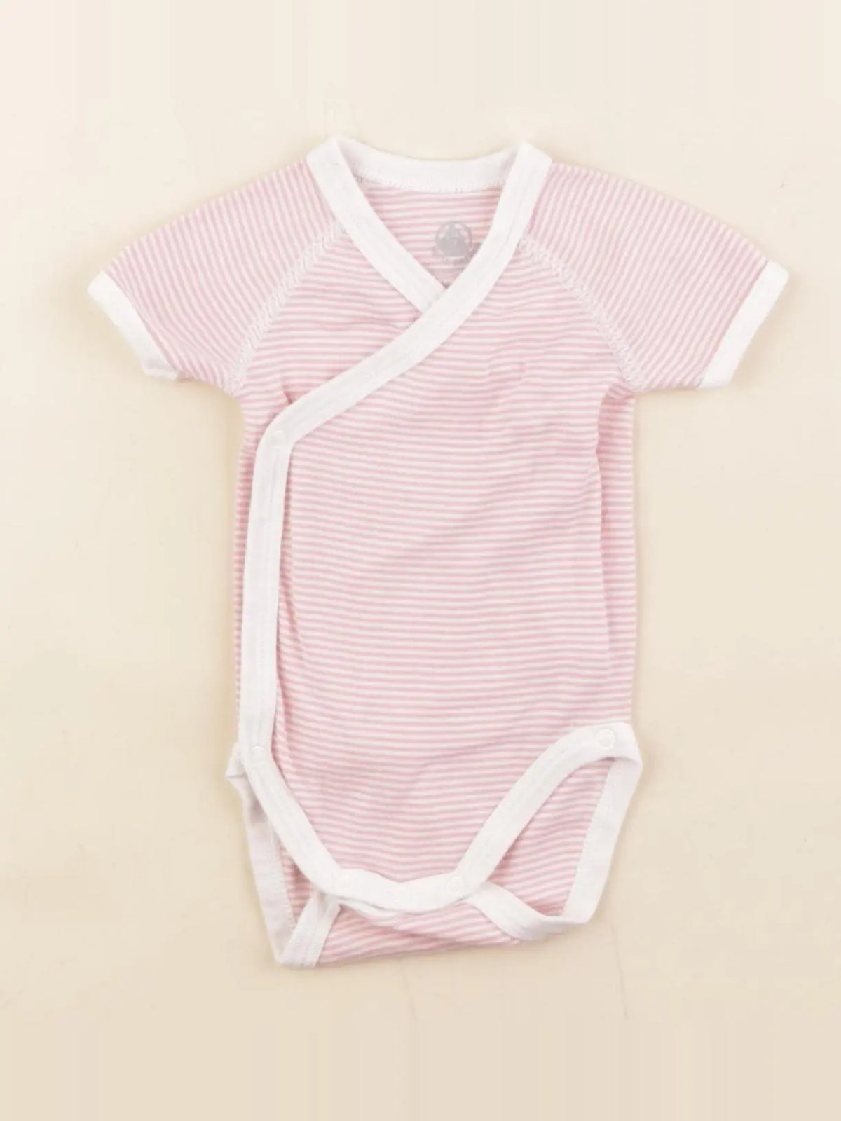 Petit Bateau - body rose - 1 mois