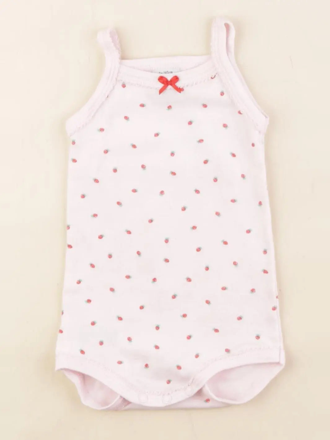 Petit Bateau - body rose - 3 mois