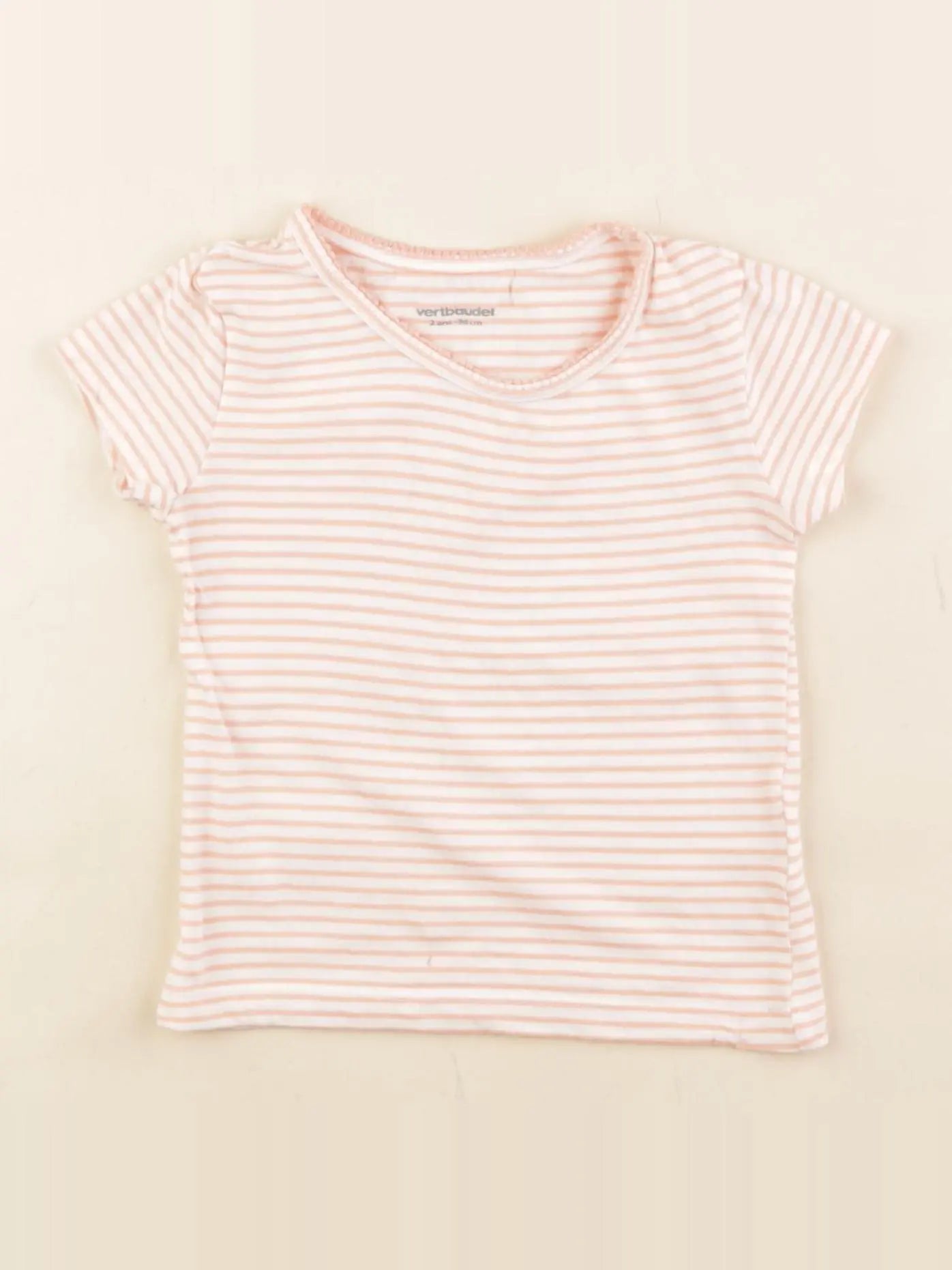 Vertbaudet - maillot de corps rose - 2 ans