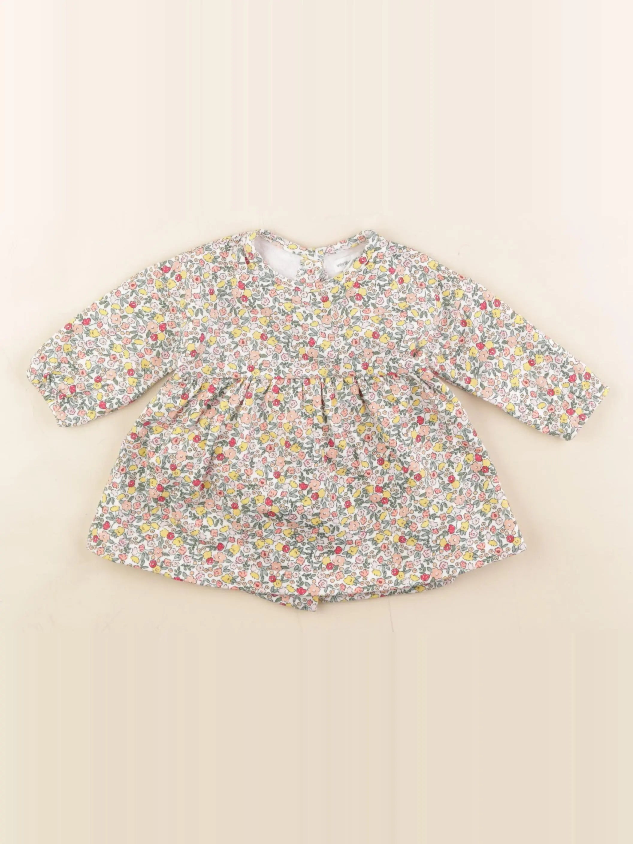 Vertbaudet - robe multicolore - 3 mois
