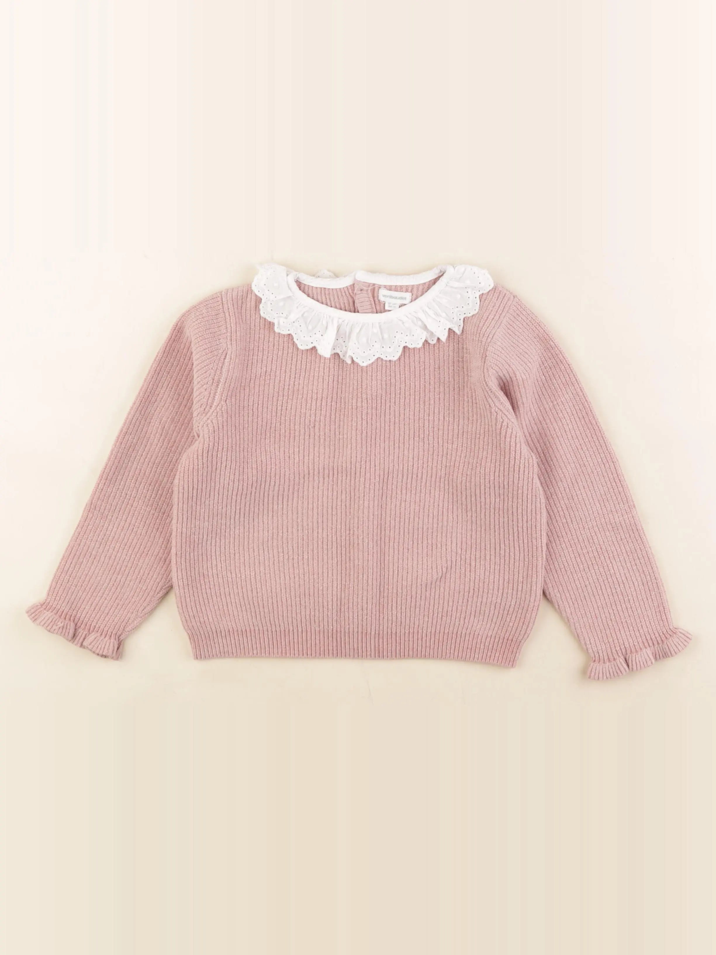 Vertbaudet - pull rose - 36 mois
