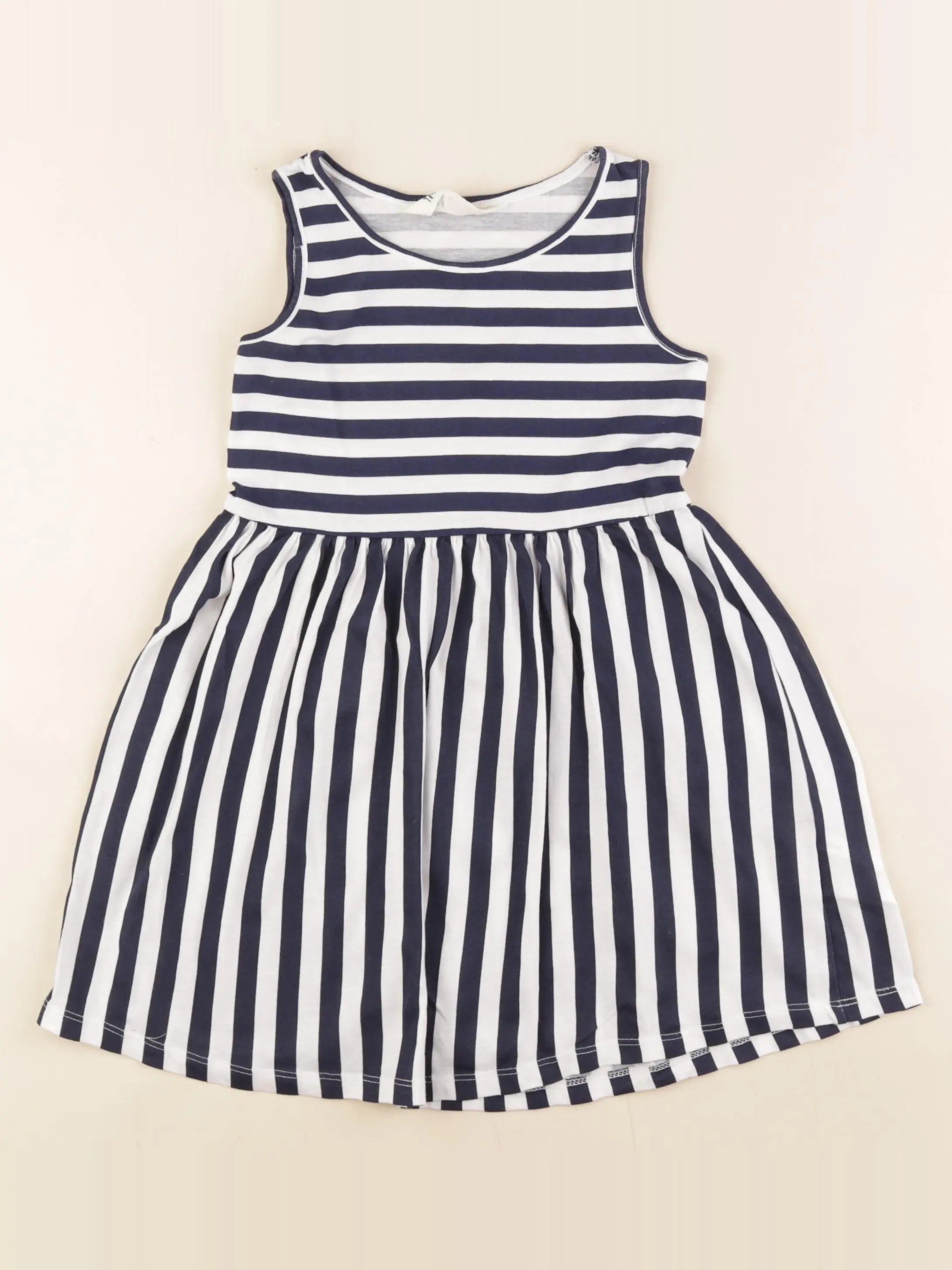 H&M - robe bleu - 4/6 ans