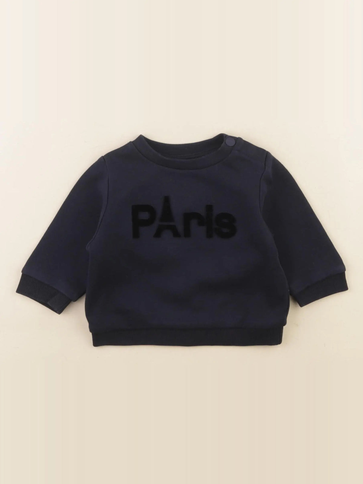 Jacadi - sweat bleu - 6 mois
