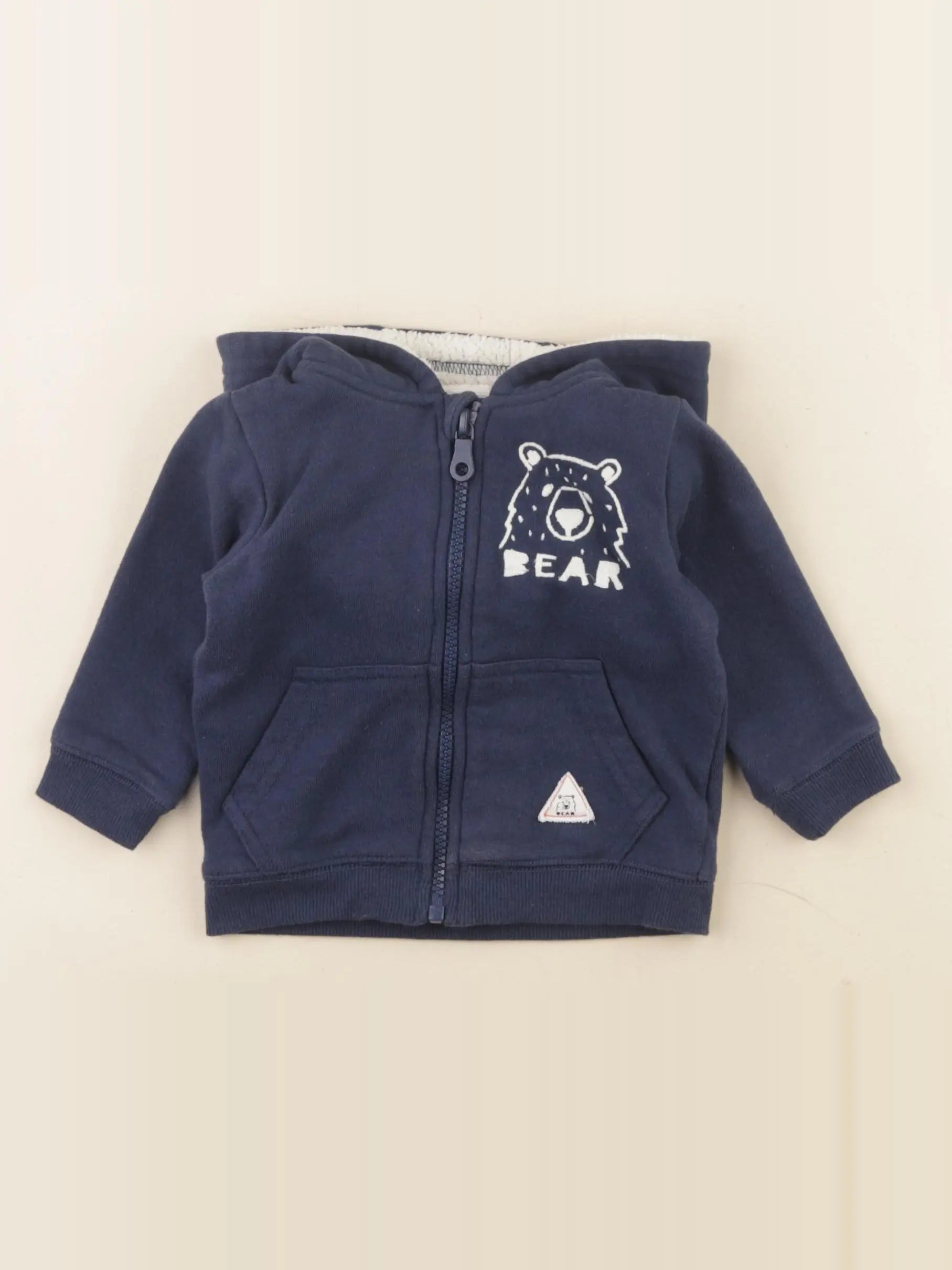 La Redoute - sweat bleu - 9 mois
