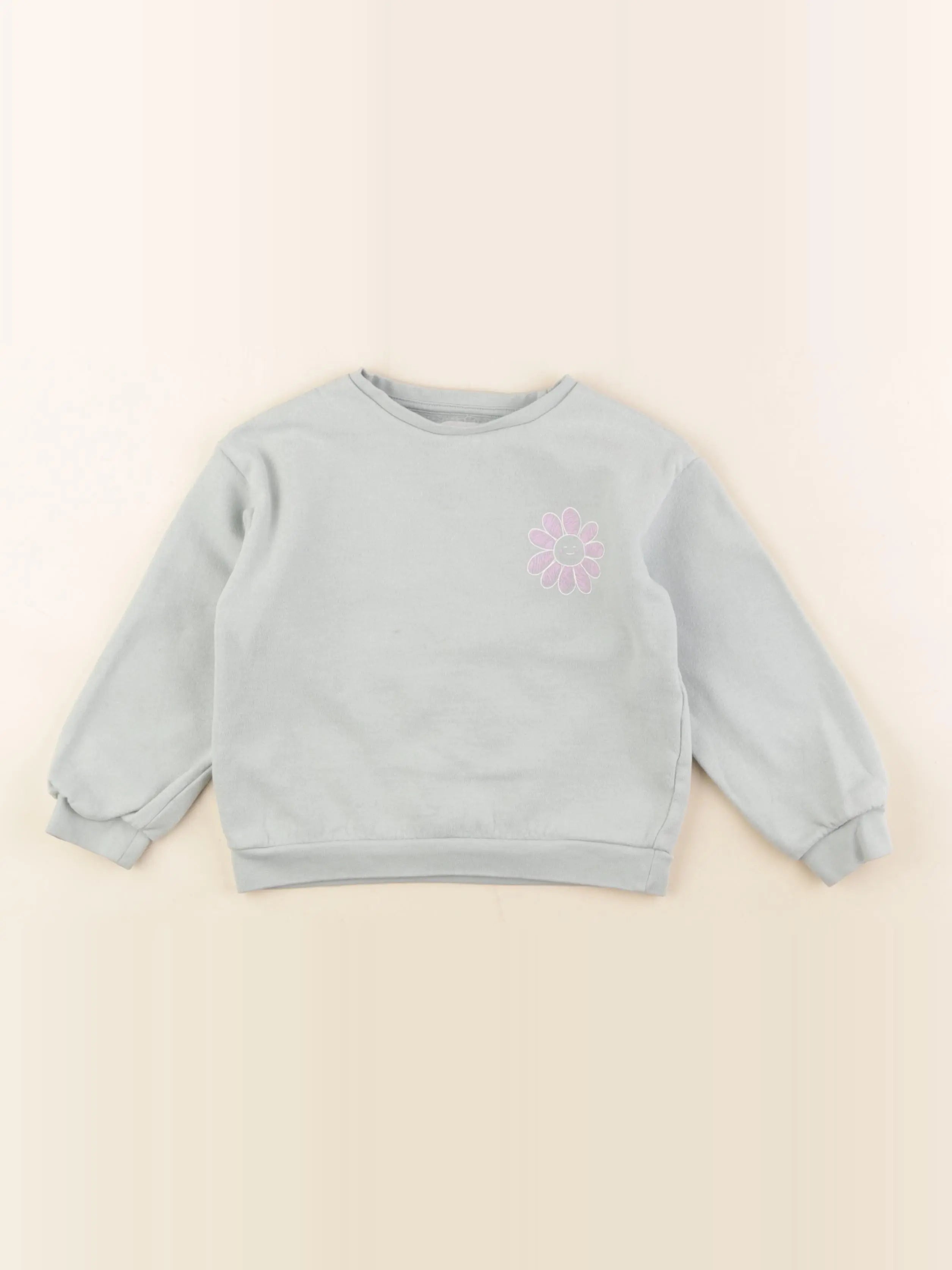 Vertbaudet - sweat vert - 5 ans