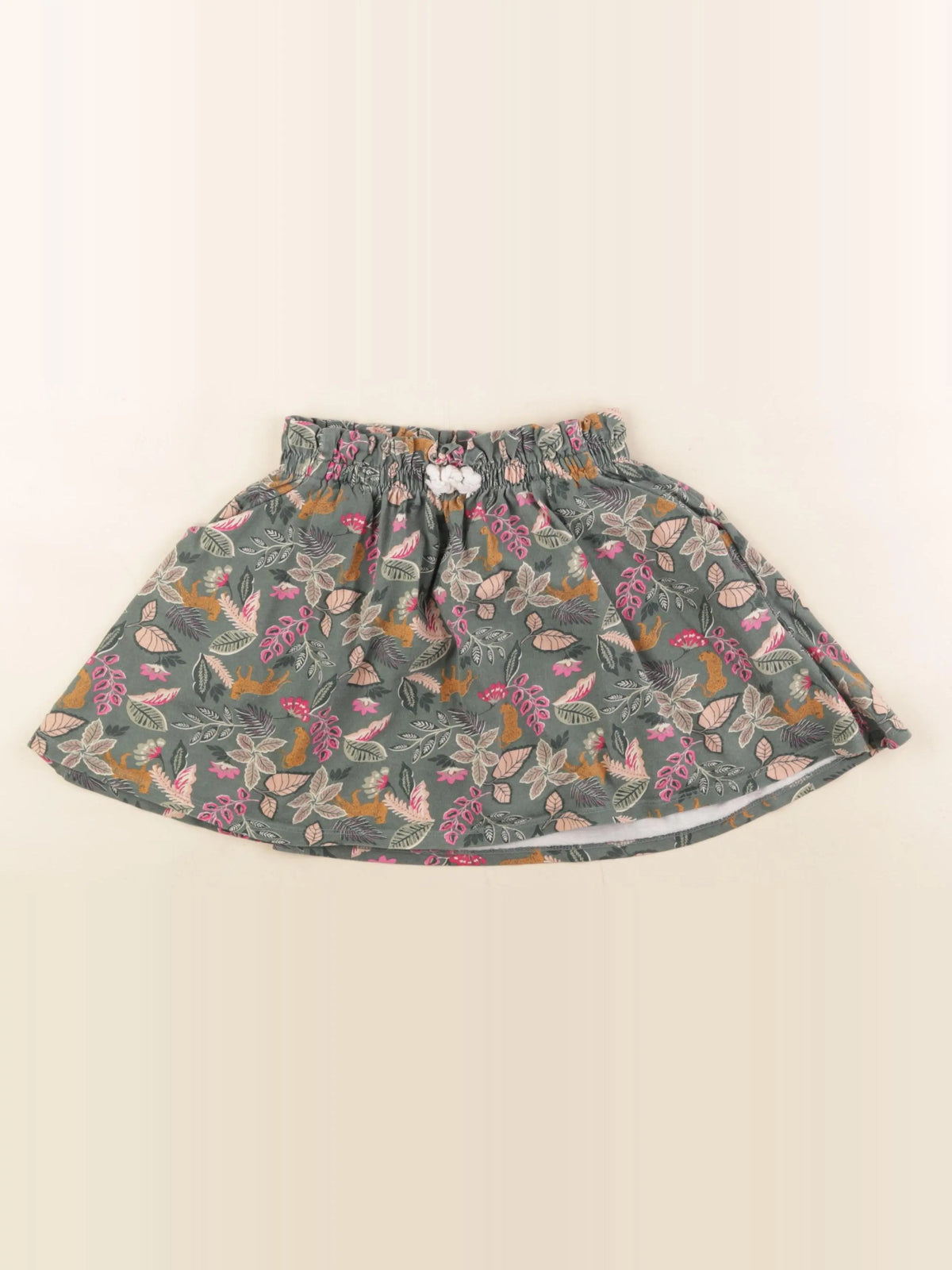 Vertbaudet - jupe vert - 6 ans