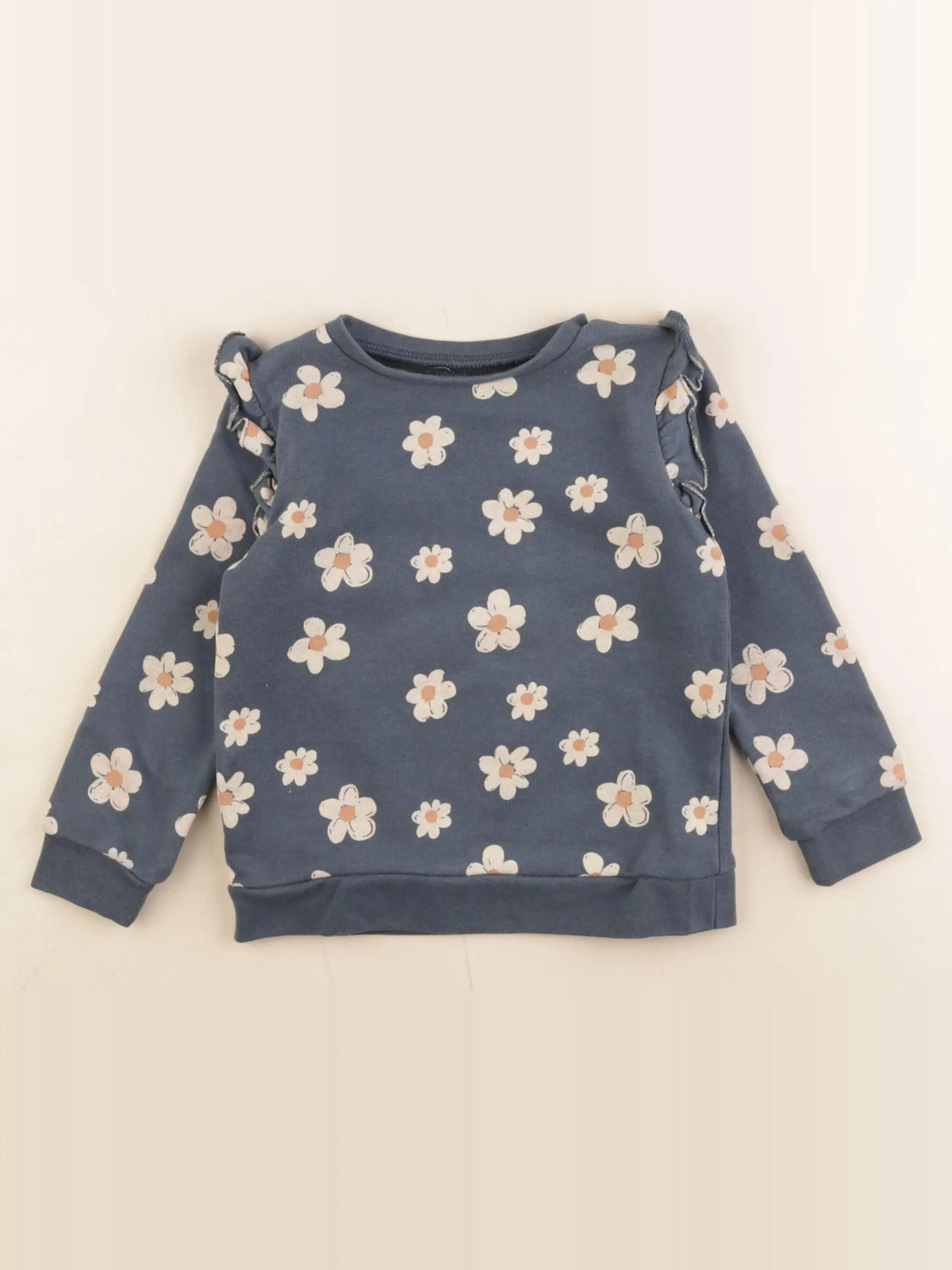 Vertbaudet - sweat bleu - 3 ans
