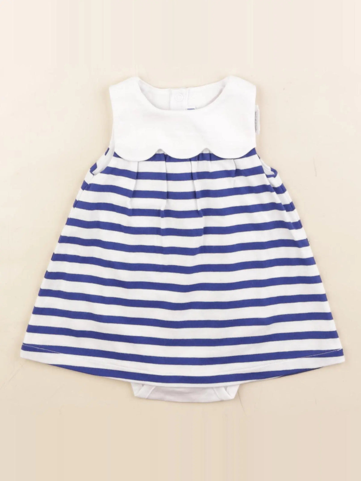 Jacadi - body robe bleu - 6 mois