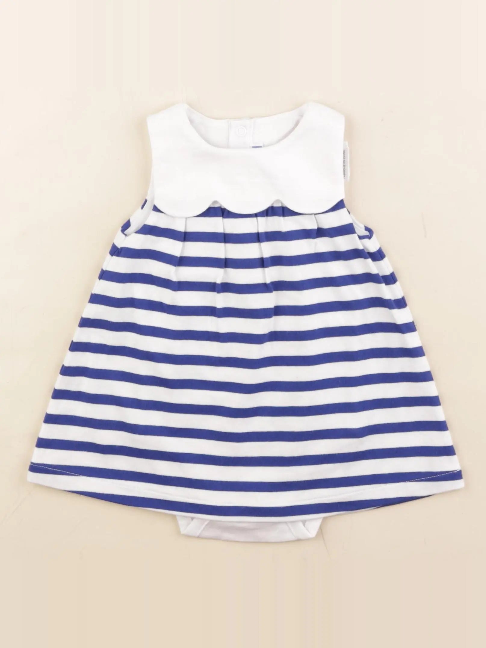 Jacadi - body robe bleu - 6 mois