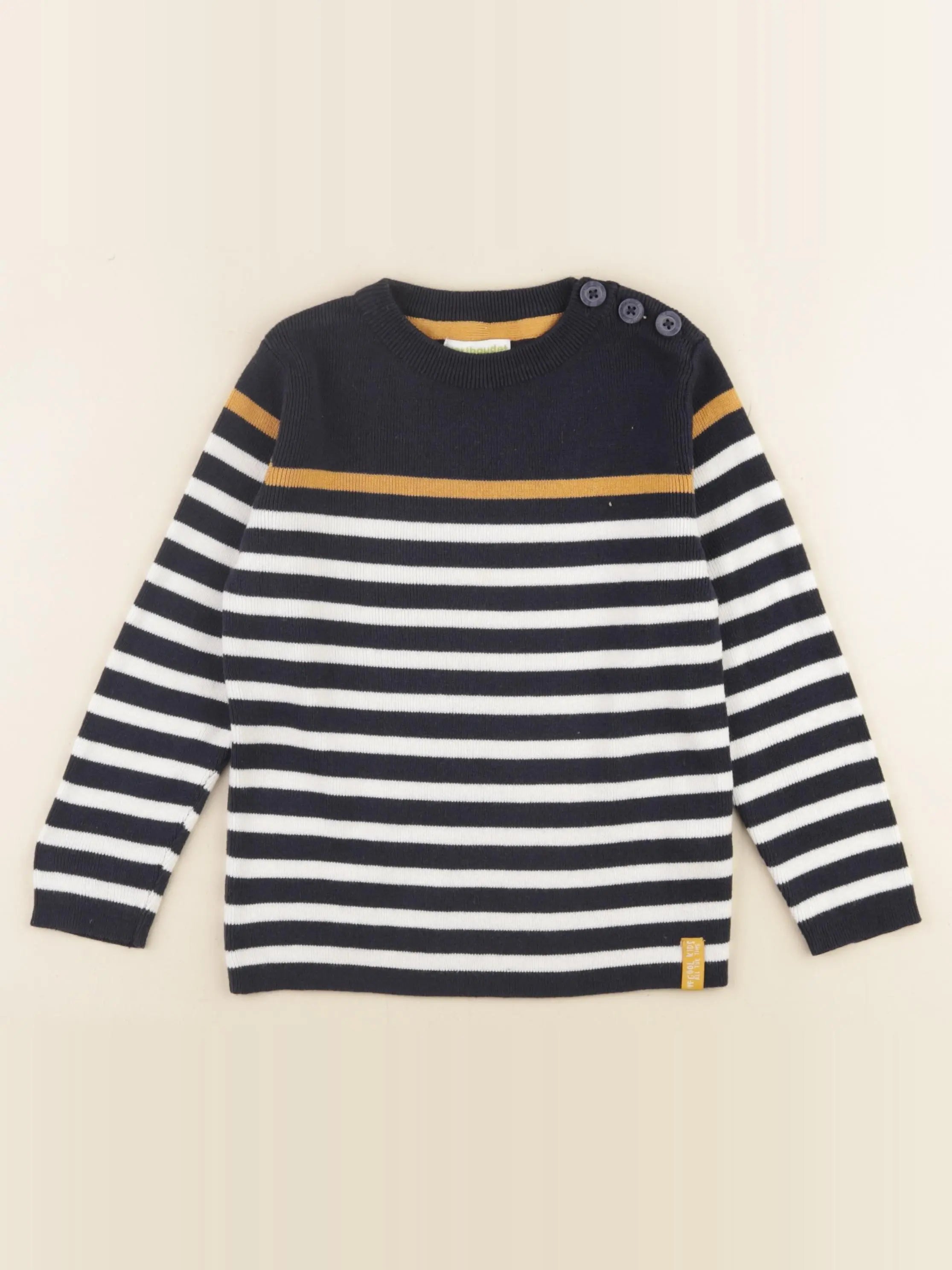 Vertbaudet - pull multicolore - 4 ans
