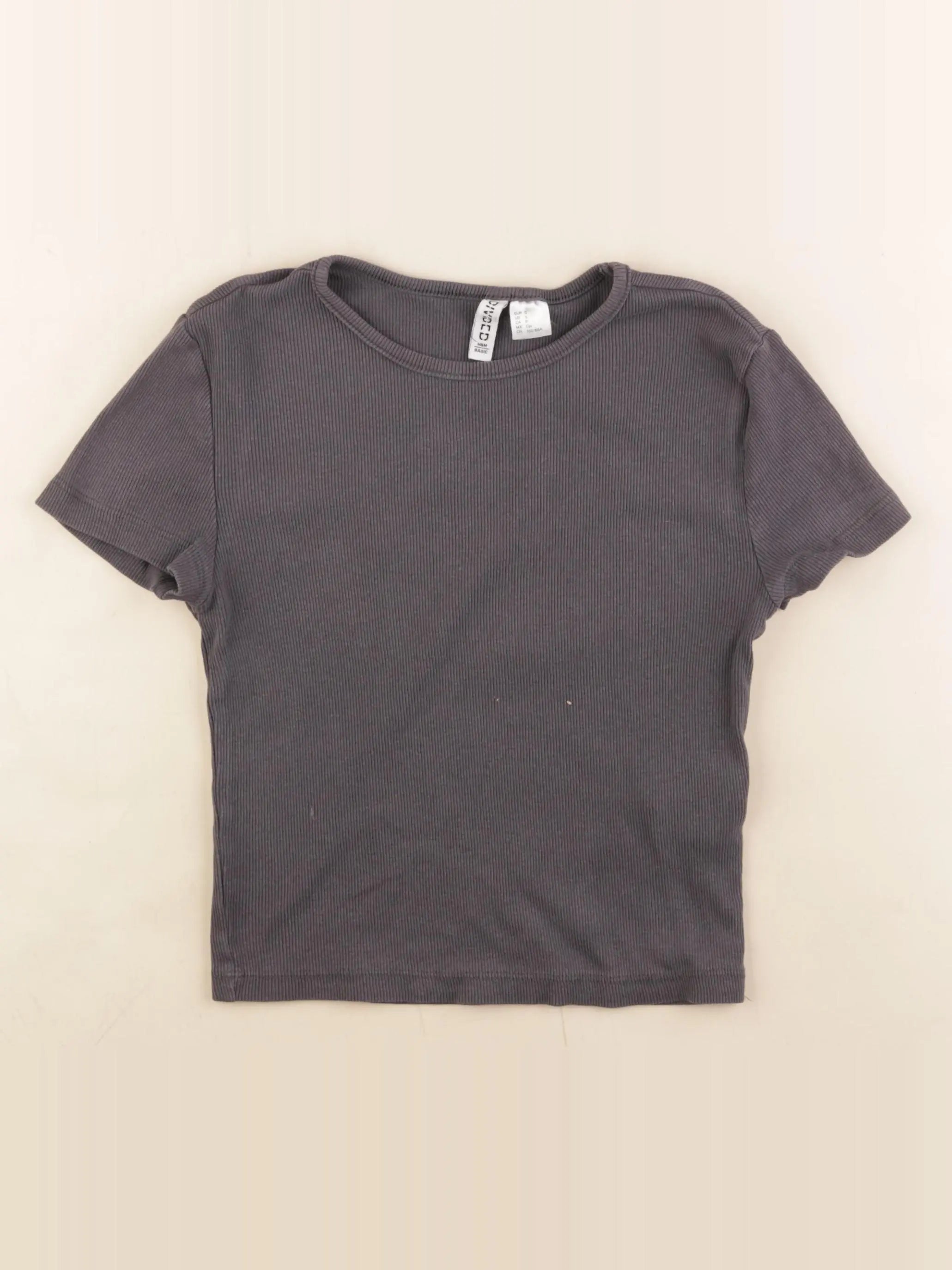 H&M - tee-shirt gris - 16 ans