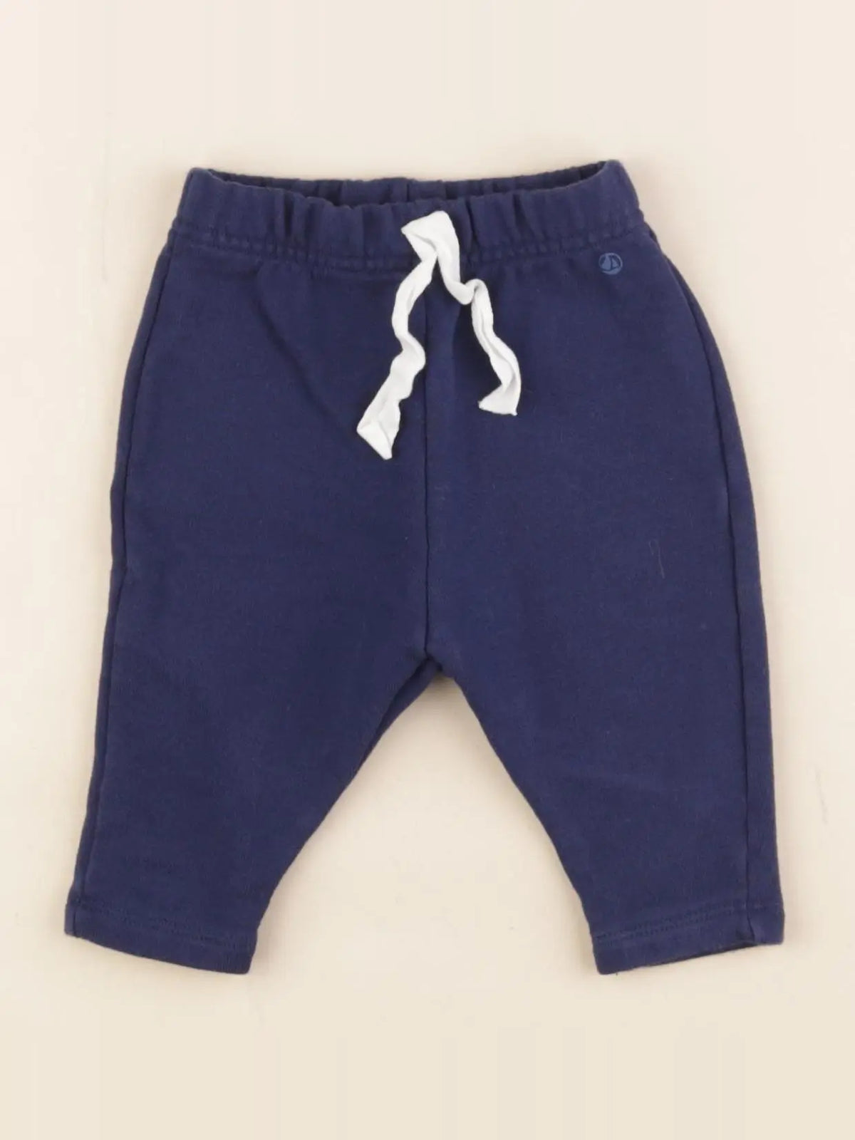 Petit Bateau - pantalon bleu - 3 mois