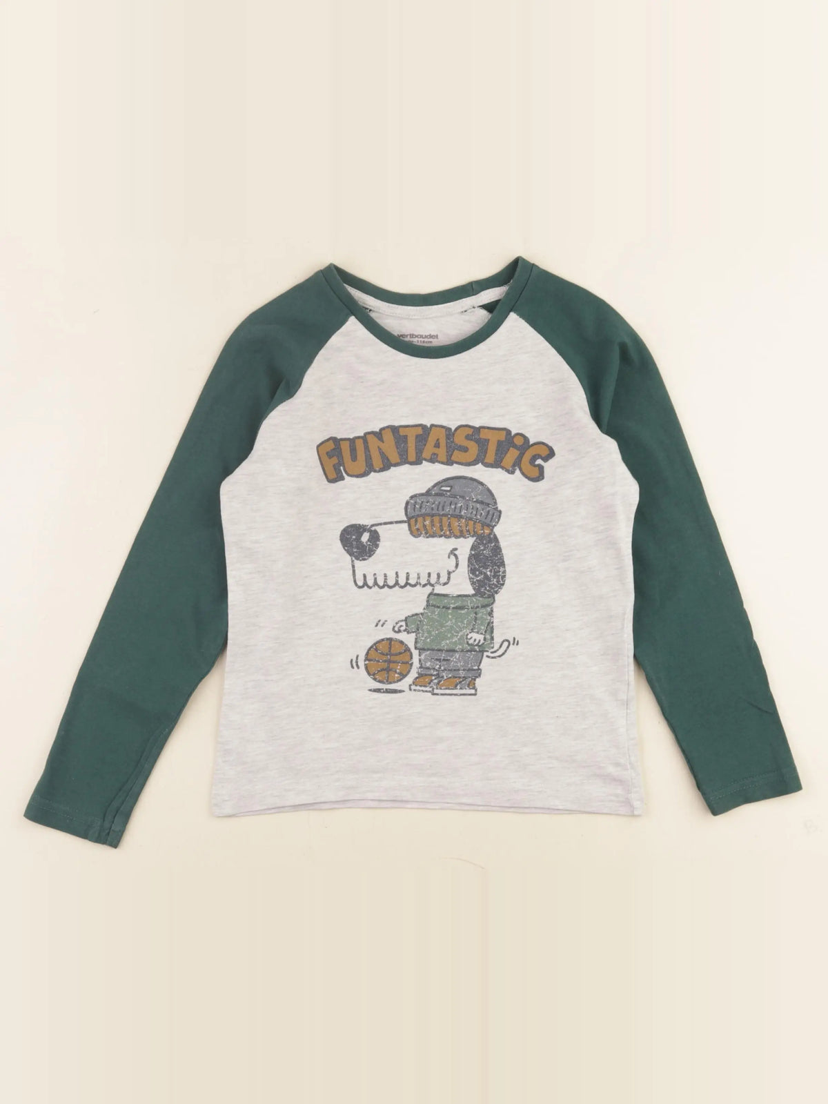 Vertbaudet - tee-shirt multicolore - 6 ans