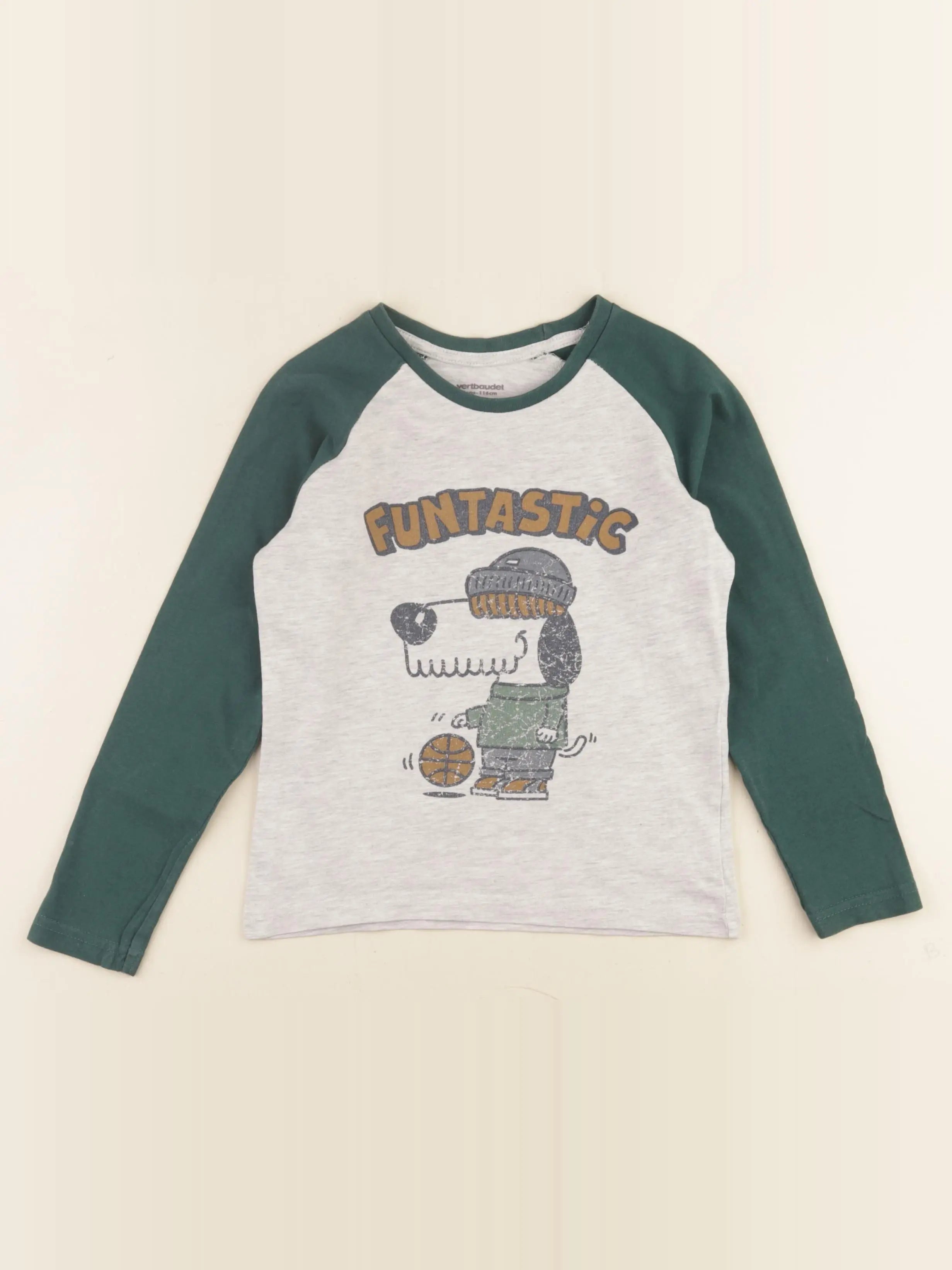 Vertbaudet - tee-shirt multicolore - 6 ans