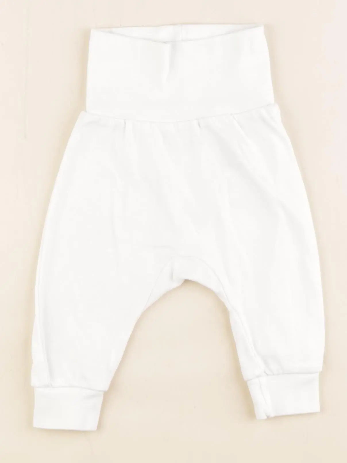 H&M - sarouel blanc - 2/4 mois