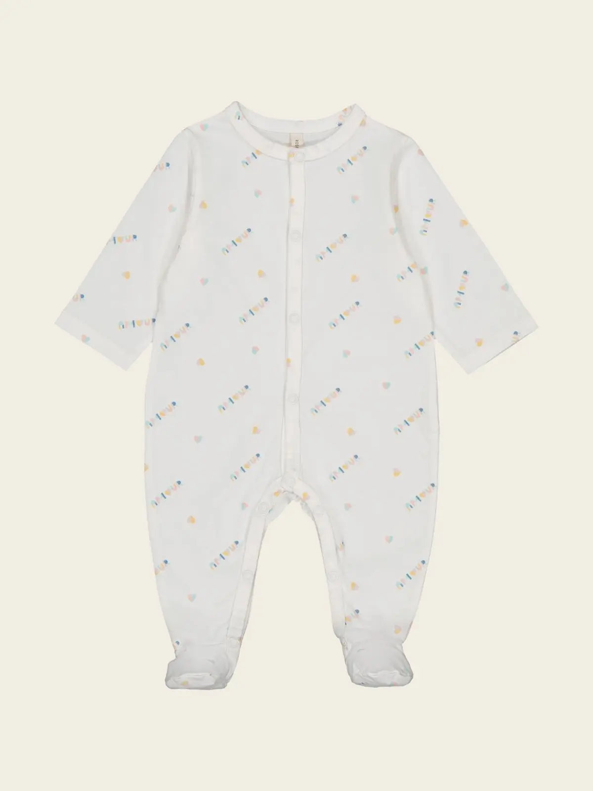 Pyjama amalia amour blanc