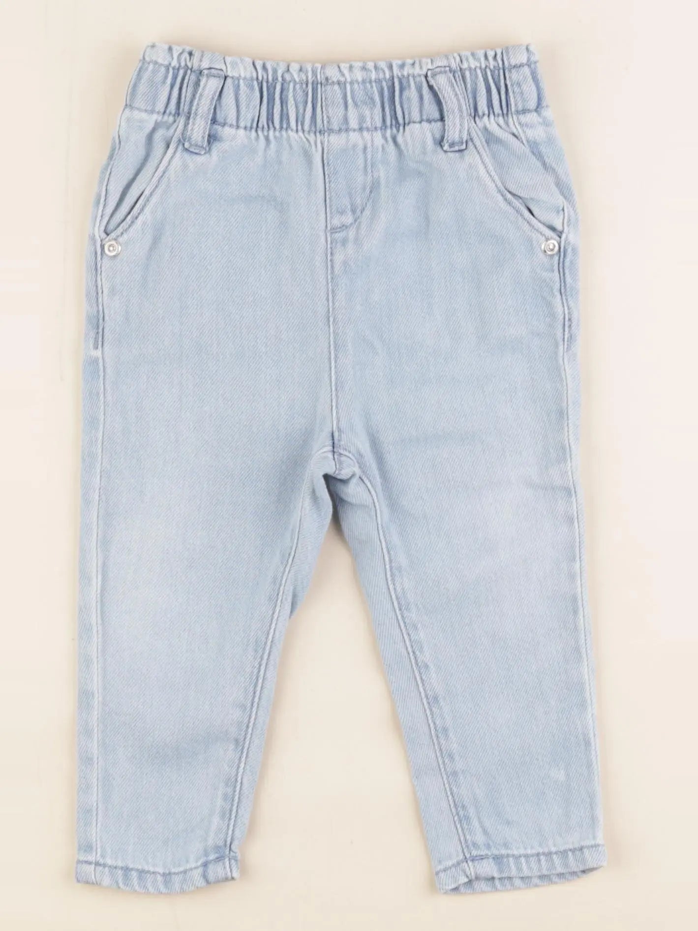 Vertbaudet - jean bleu - 9 mois