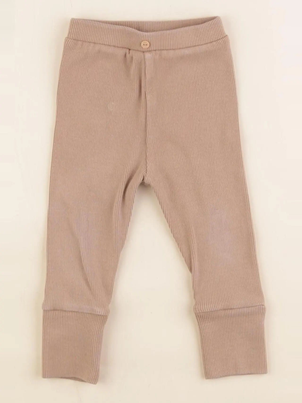 Vertbaudet - legging marron - 9 mois