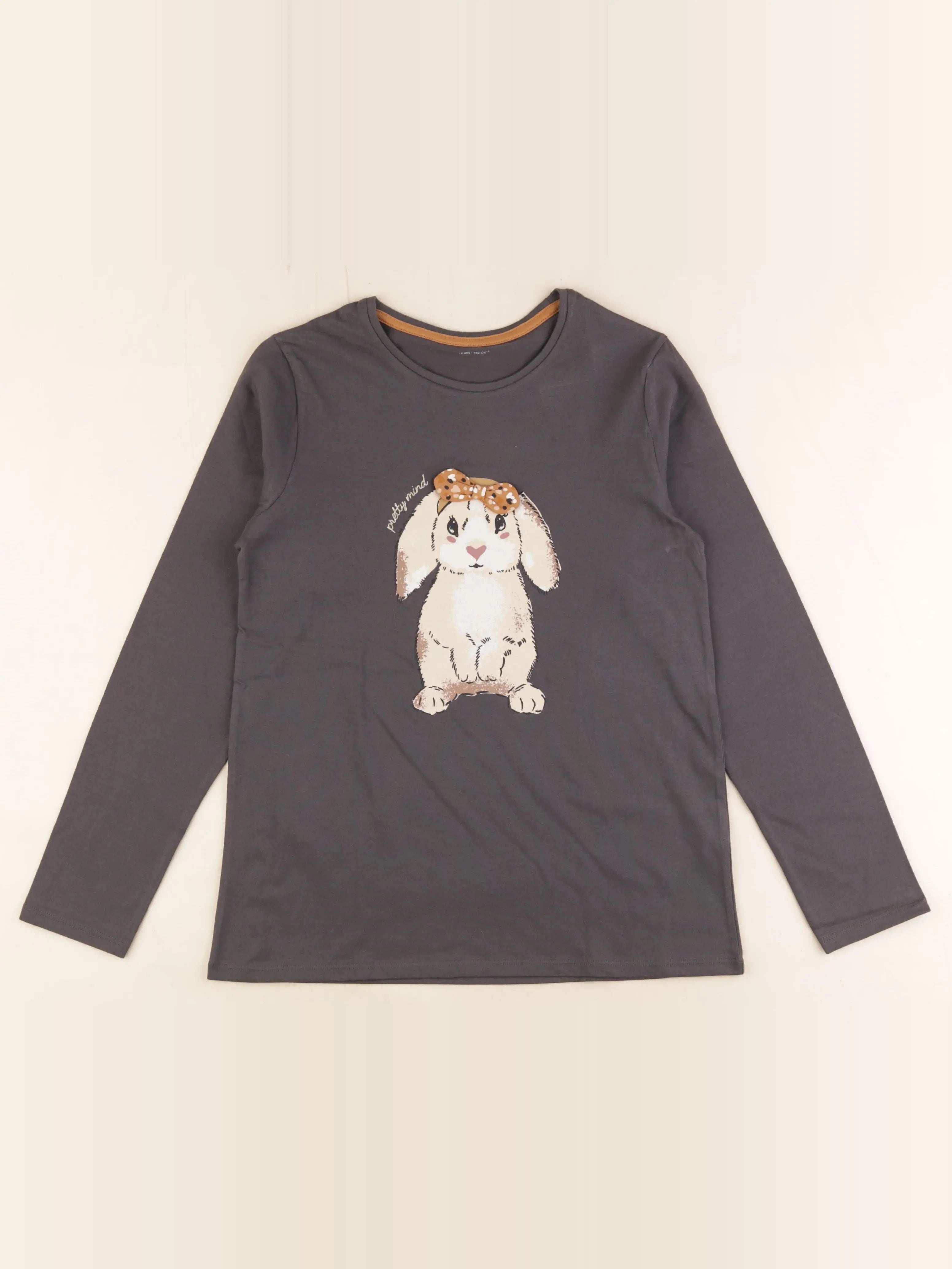 Vertbaudet - tee-shirt gris - 12 ans