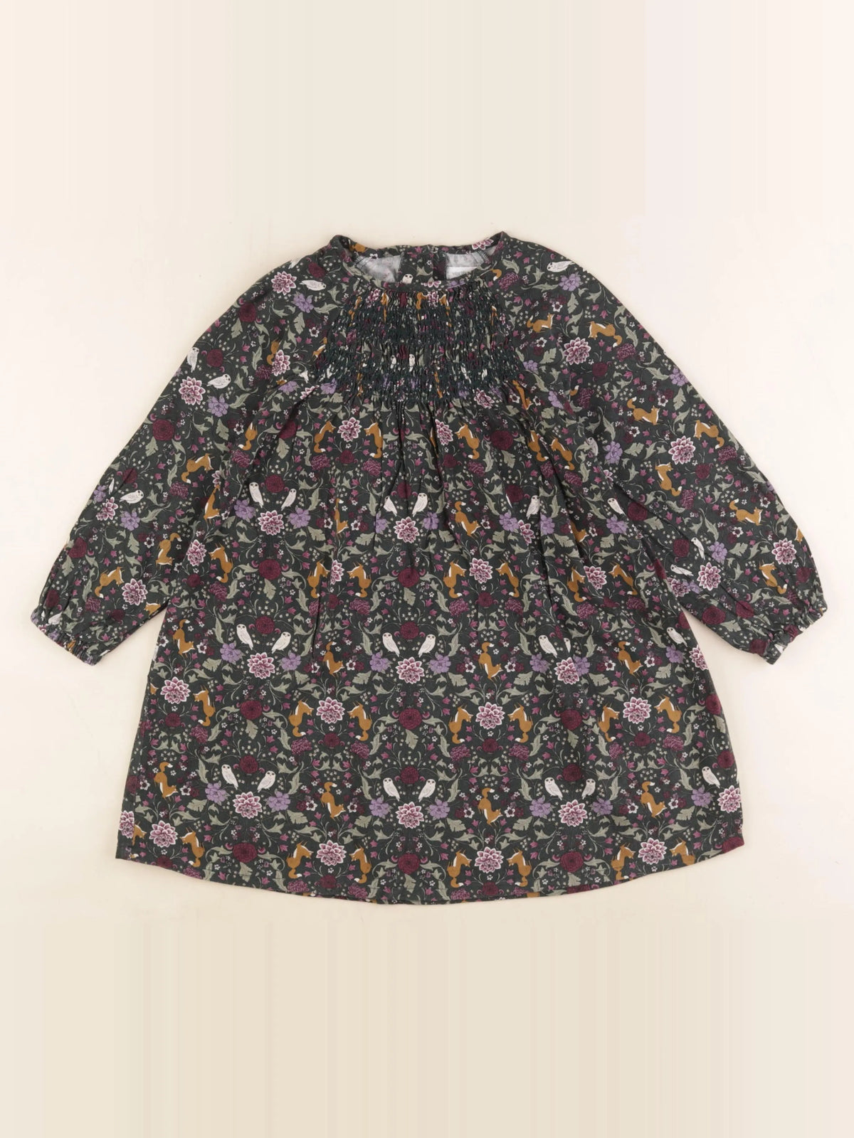 Vertbaudet - robe vert - 4 ans
