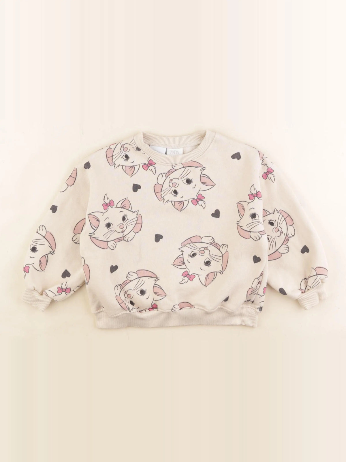 Zara - sweat beige - 4 ans