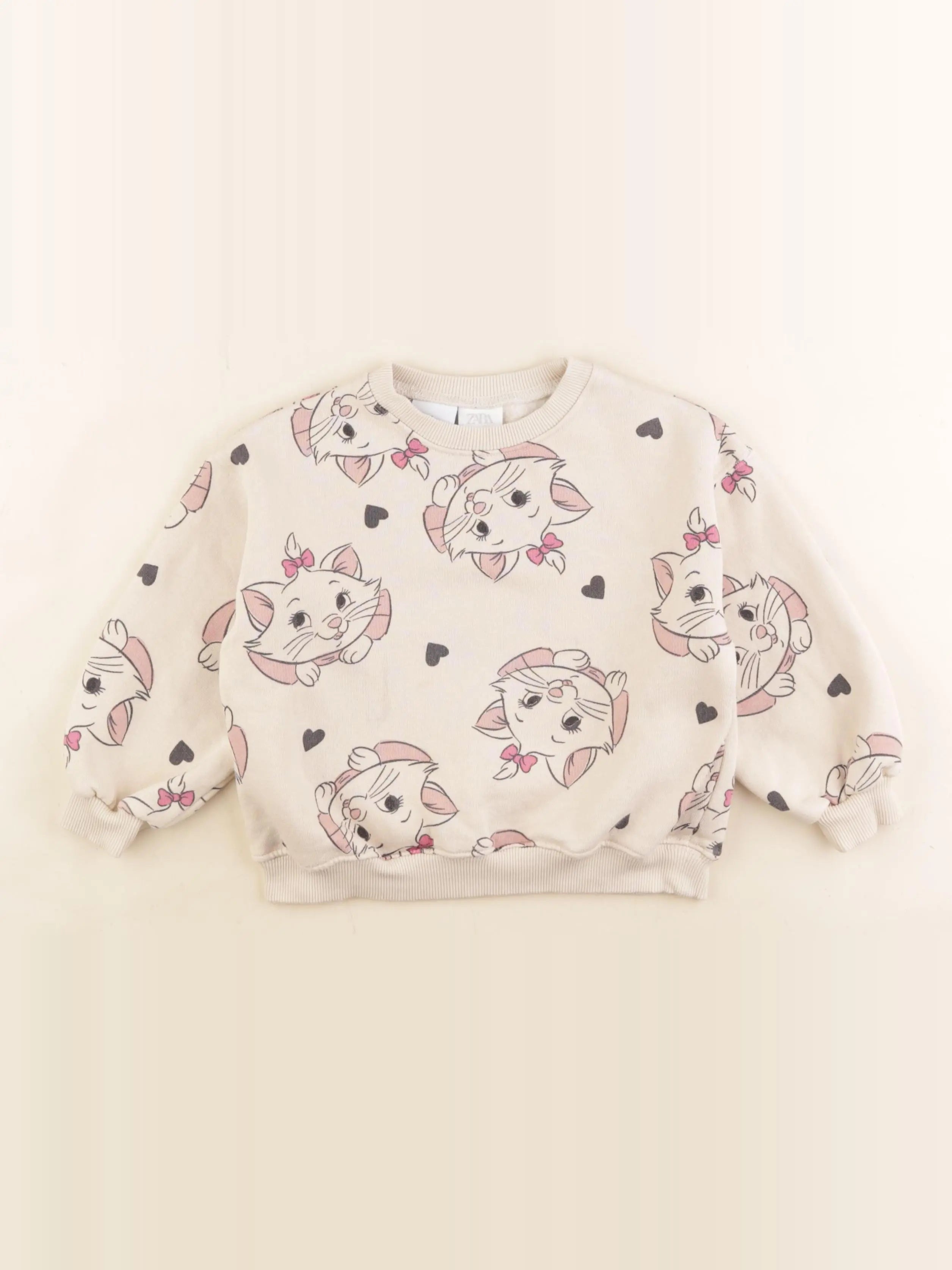 Zara - sweat beige - 4 ans
