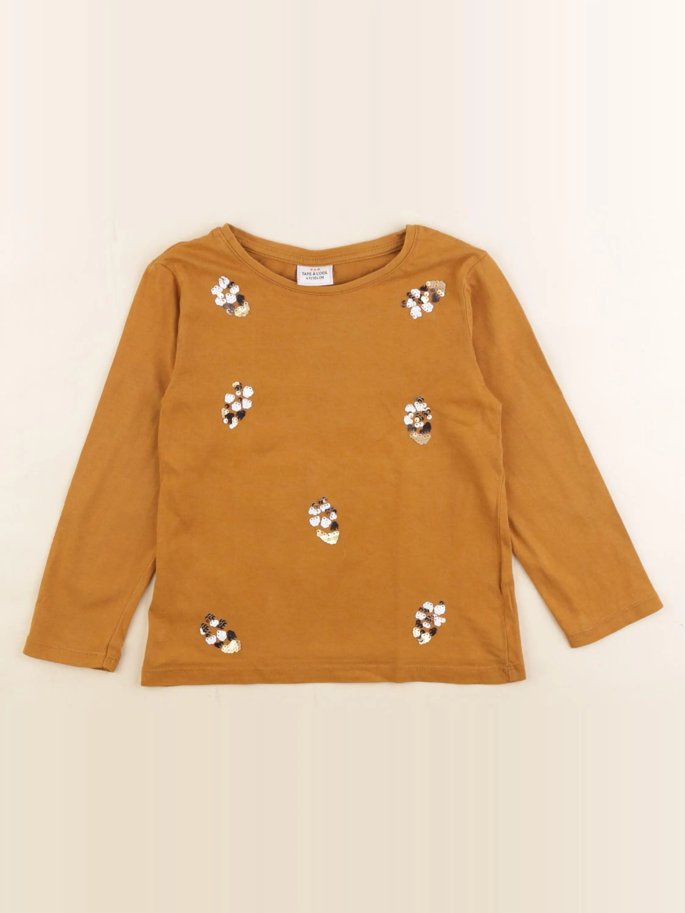 Tape à l'oeil - tee-shirt marron - 4 ans