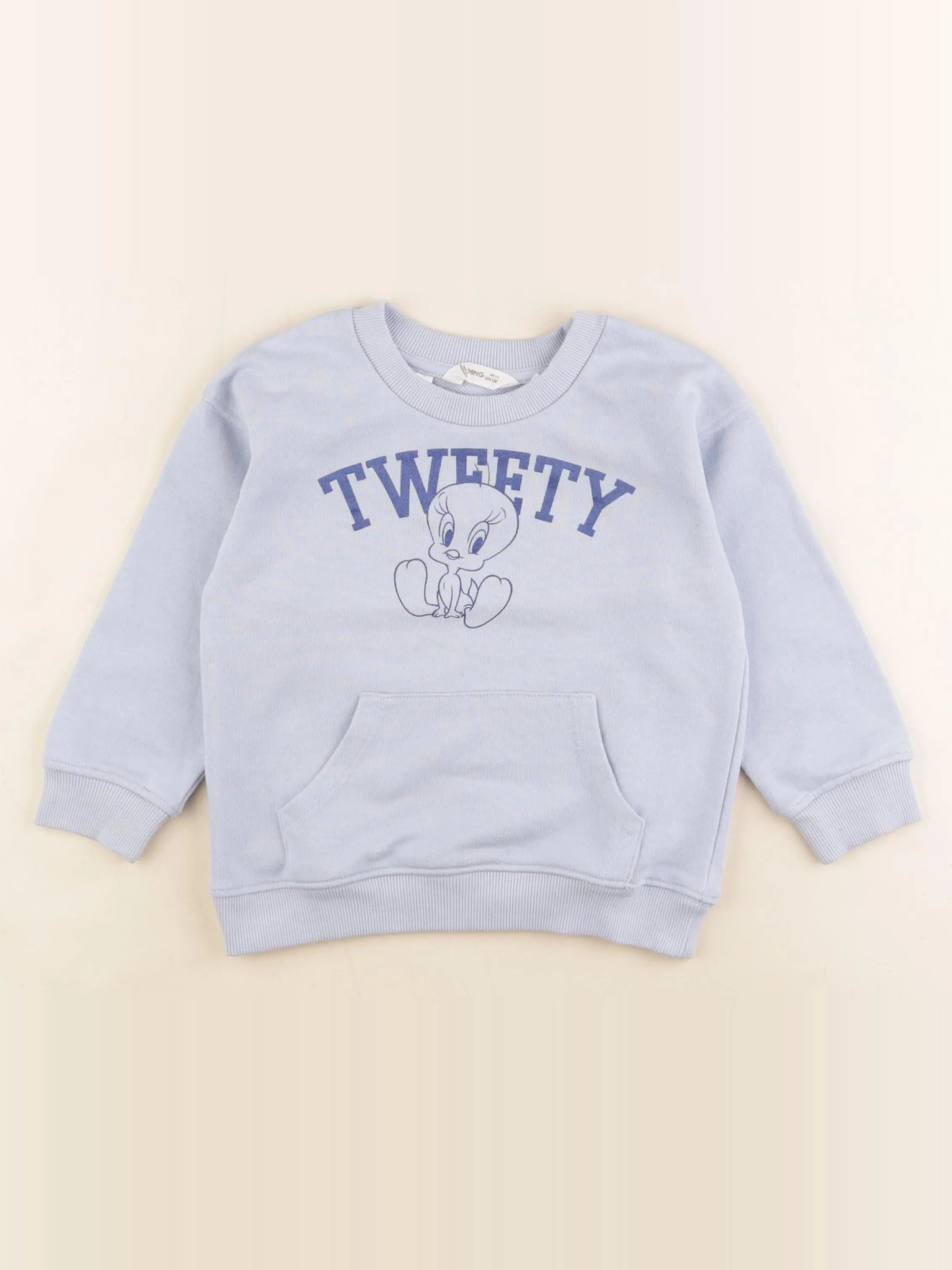 Mango - sweat bleu - 3/4 ans