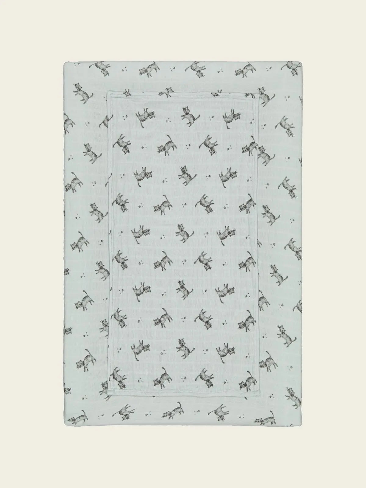 Rose in april - housse de matelas à langer Fanny chat bleu - TU