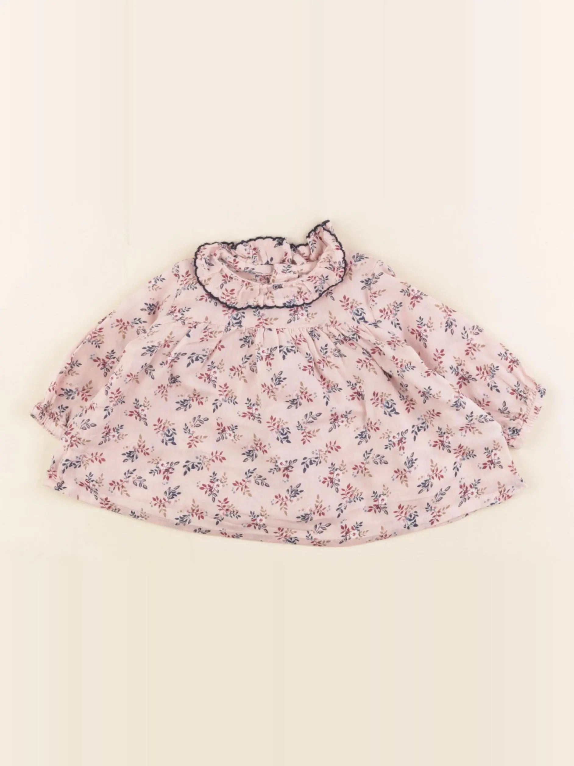 Boutchou - blouse rose - 3 mois